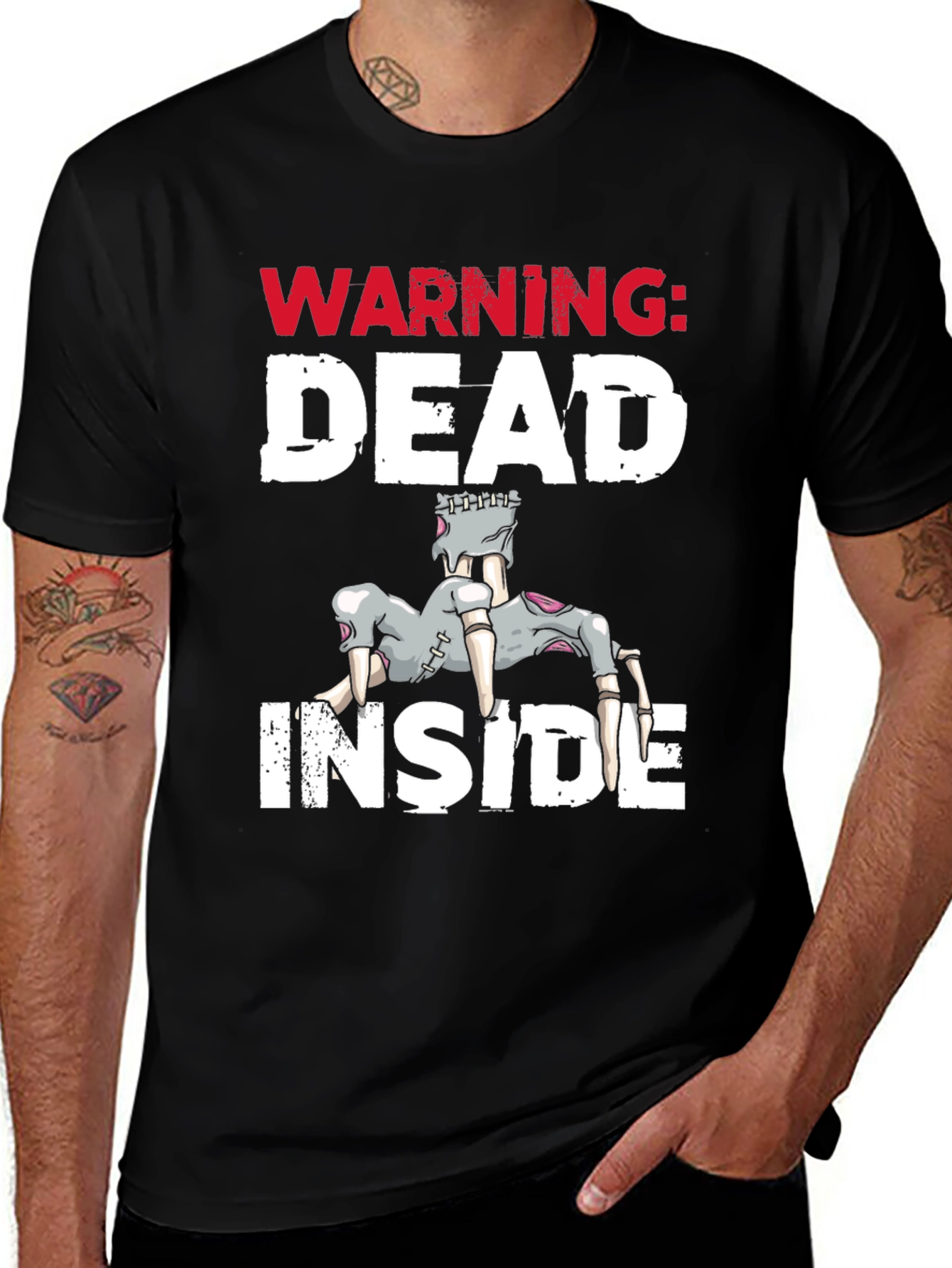 Warning Dead Inside Graphic Tee