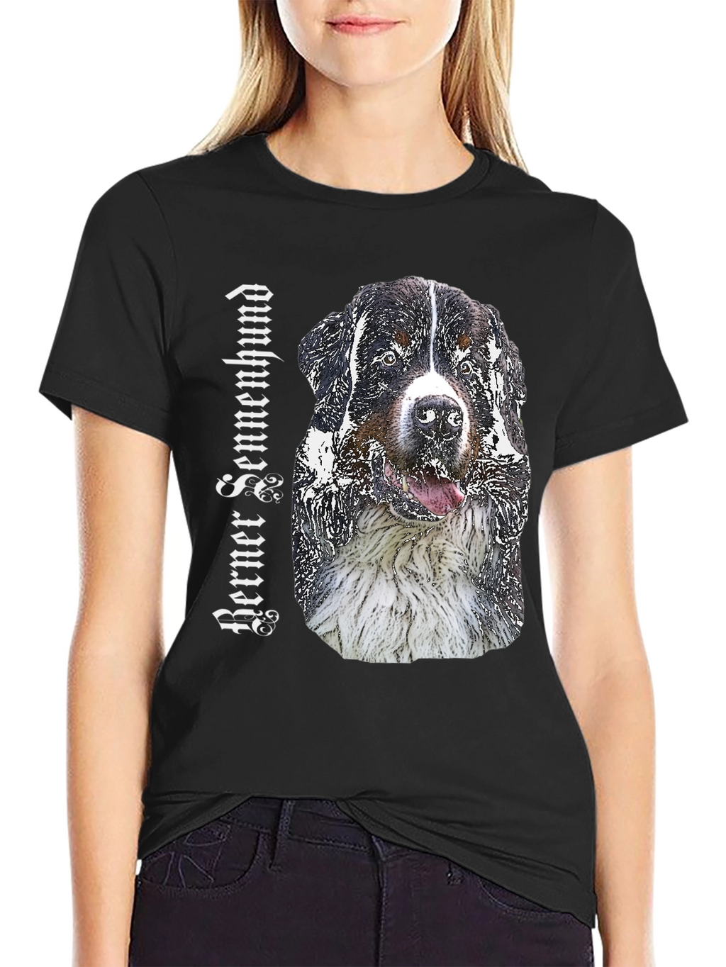 Berner Sennenhund Dog Breed T-Shirt Black