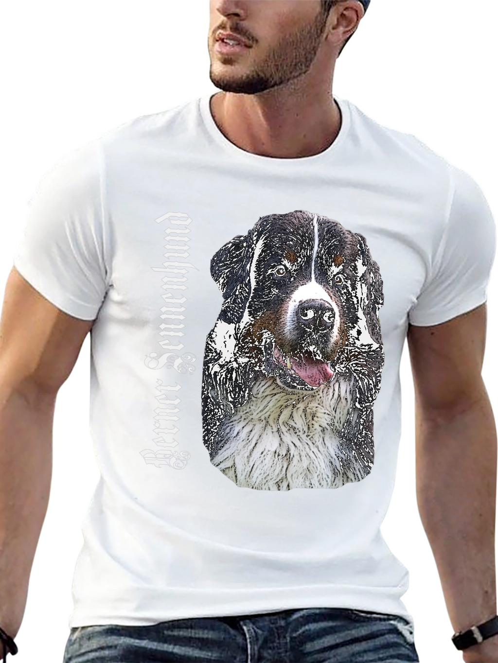 Berner Sennenhund Dog Breed T-Shirt Black