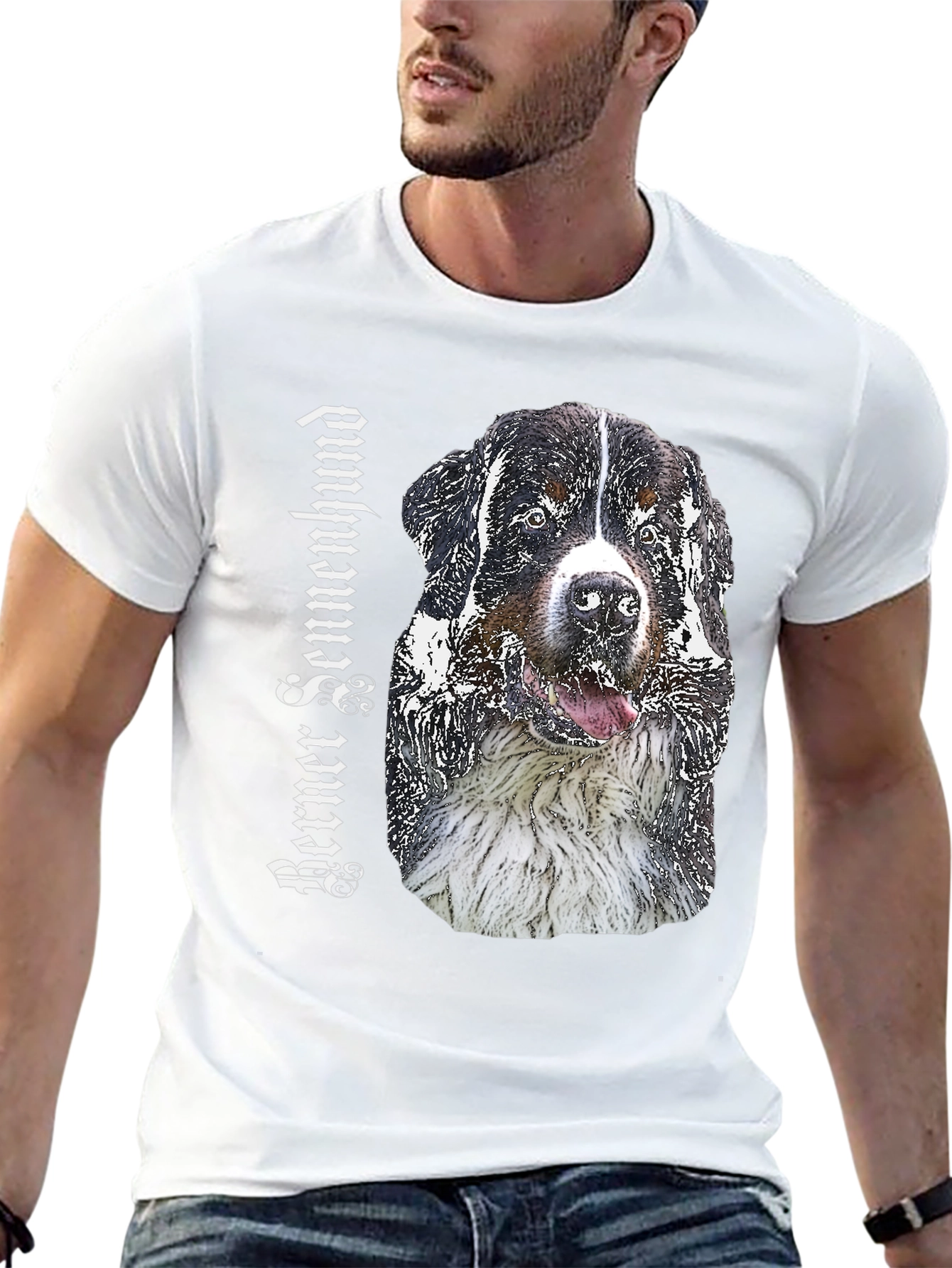 Berner Sennenhund Dog Breed T-Shirt Black