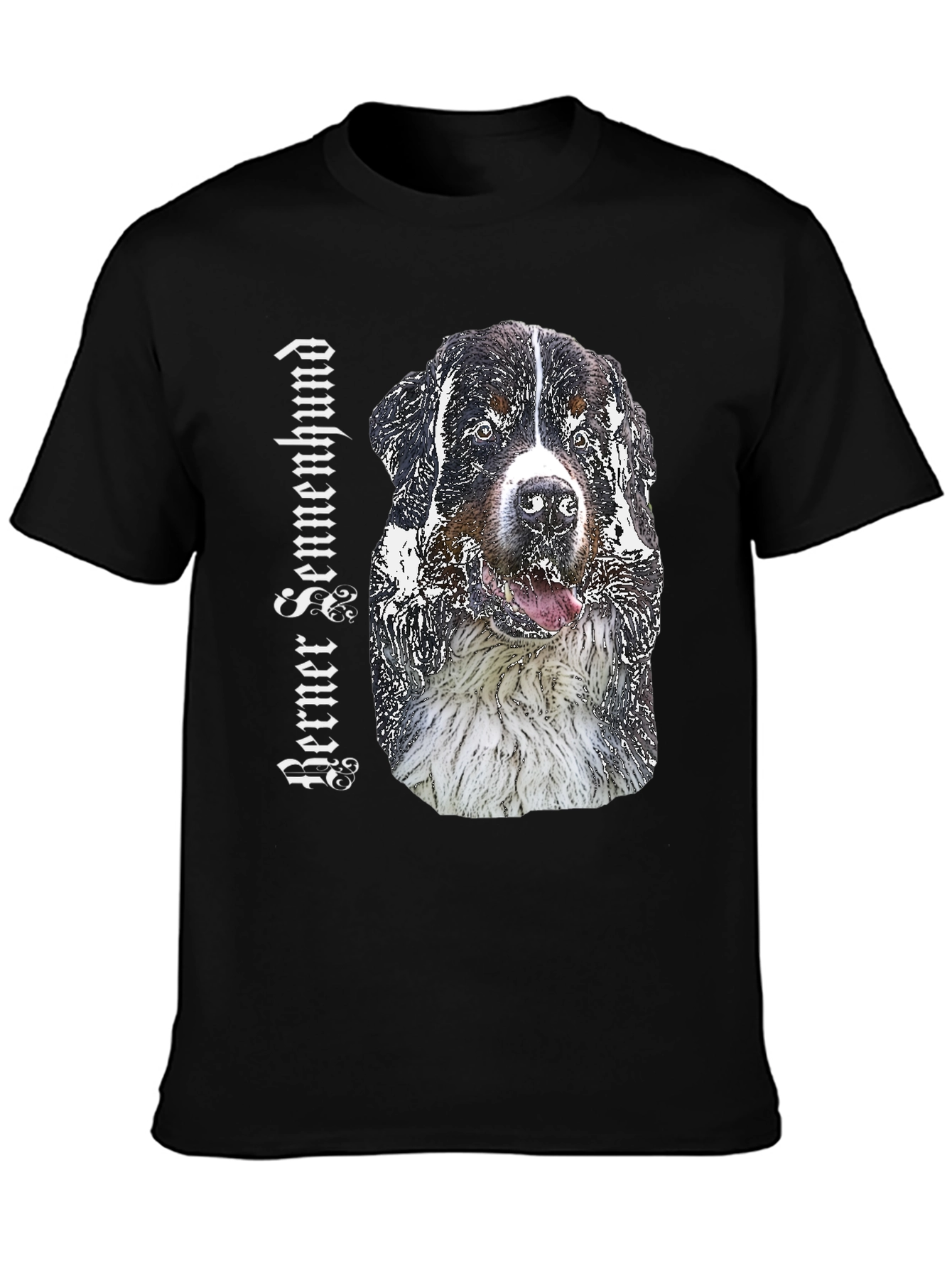 Berner Sennenhund Dog Breed T-Shirt Black