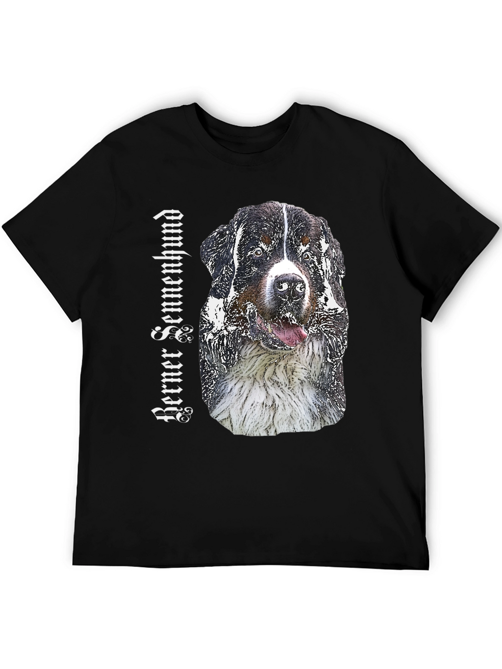 Berner Sennenhund Dog Breed T-Shirt Black