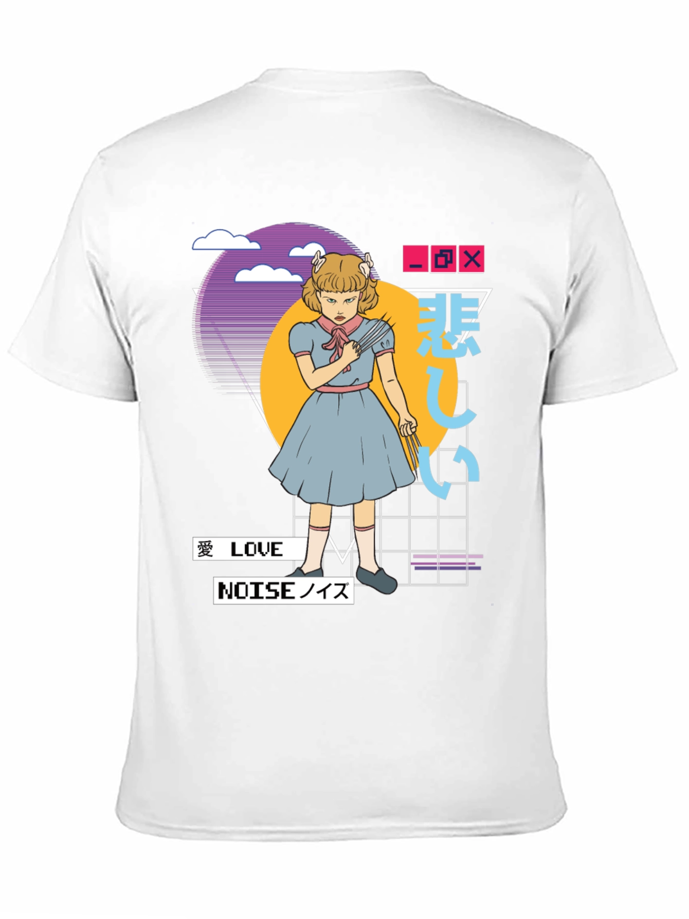 Anime Girl T-Shirt - Retro Aesthetic