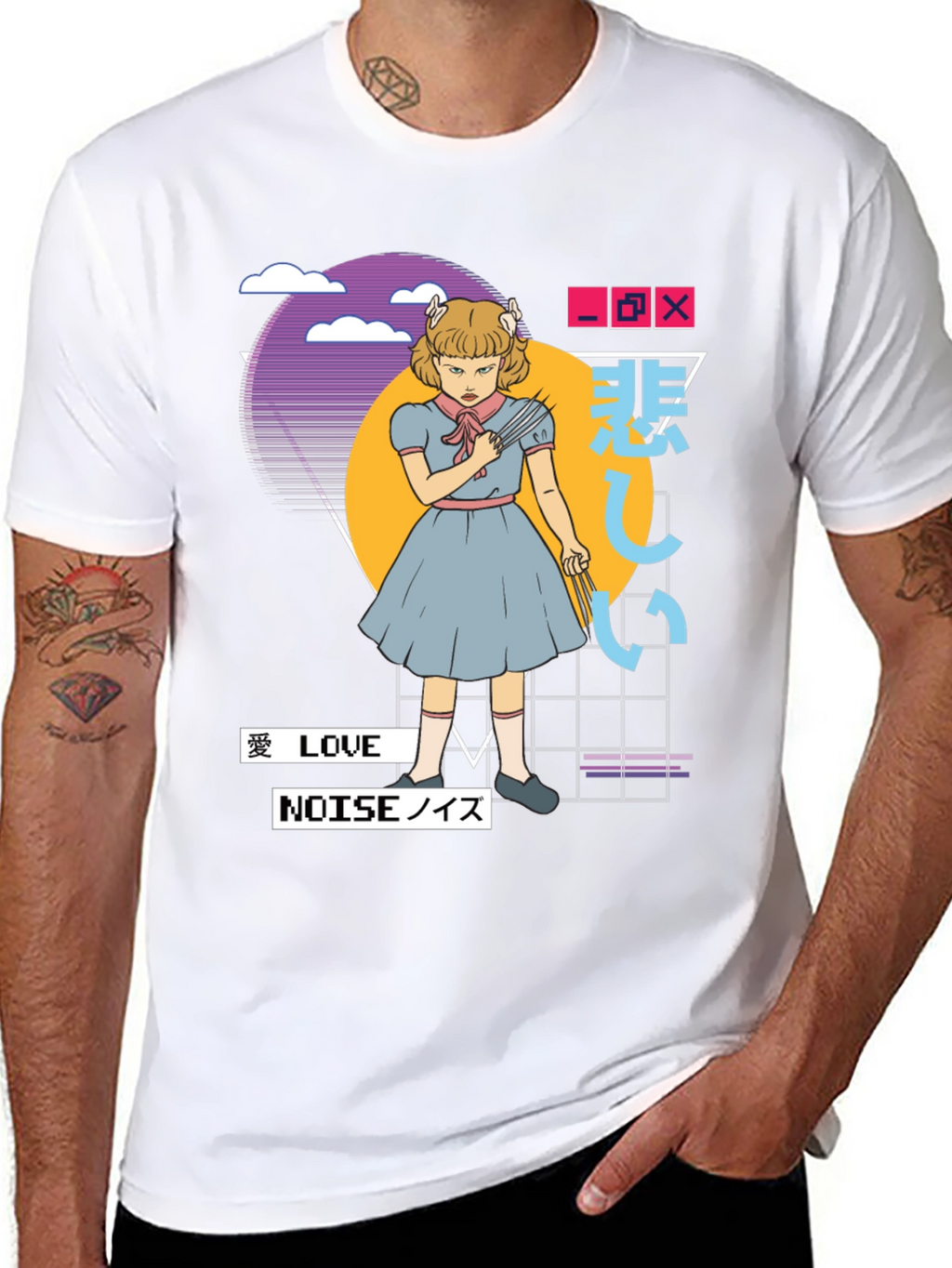Anime Girl T-Shirt - Retro Aesthetic
