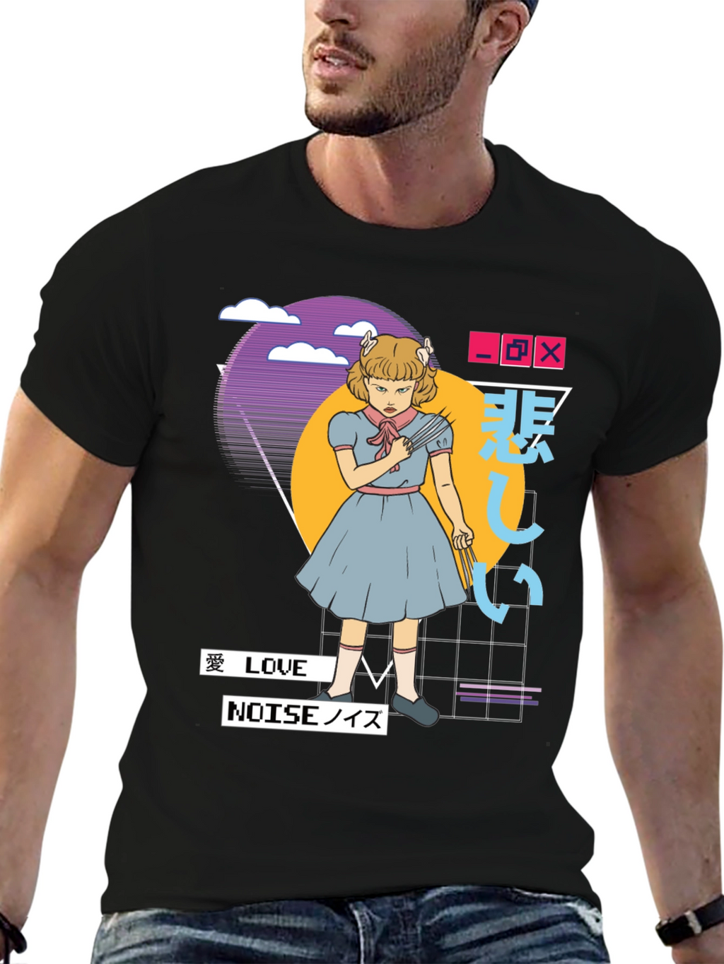 Anime Girl T-Shirt - Retro Aesthetic