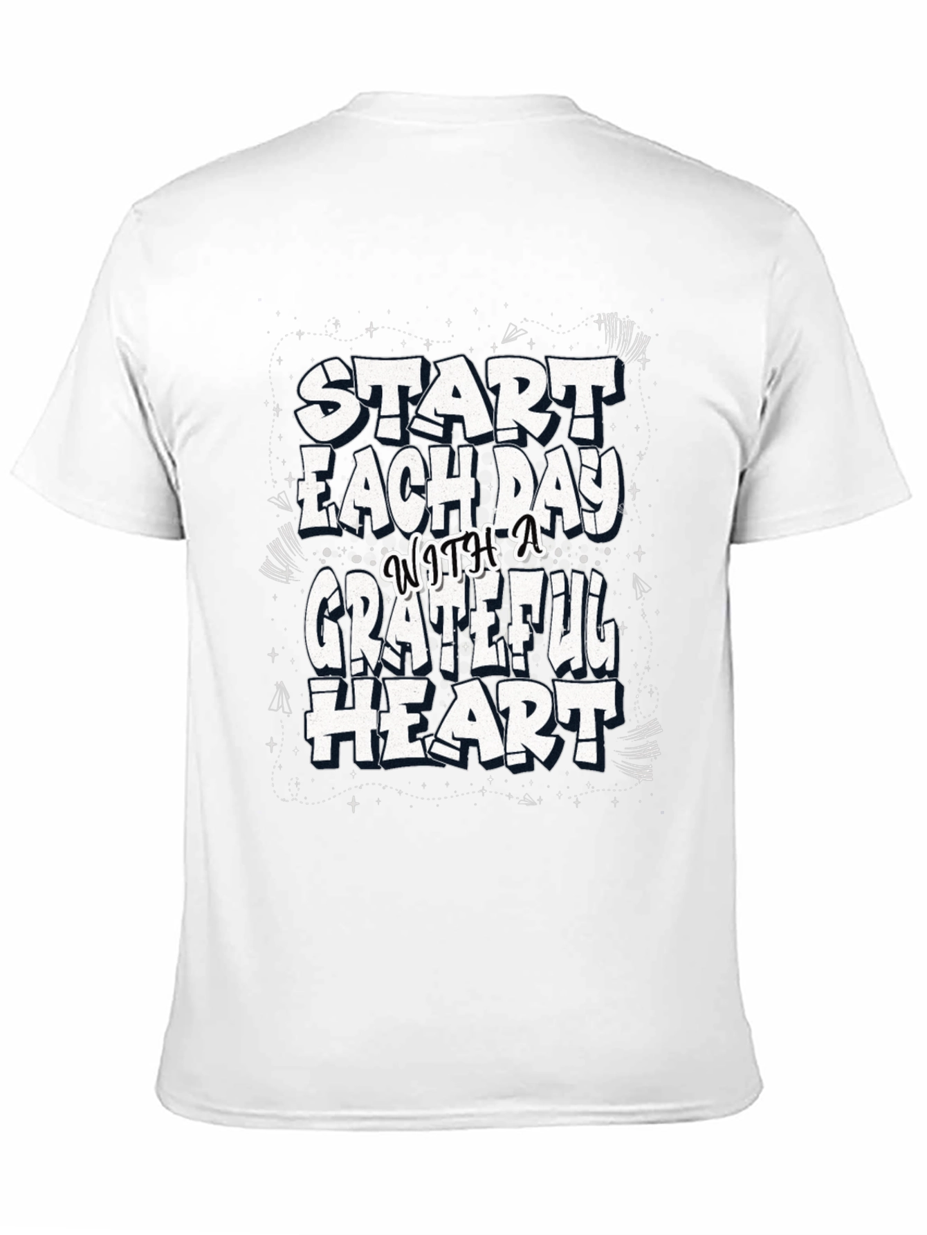Grateful Heart Graphic Tee - Trendy Casual Comfort