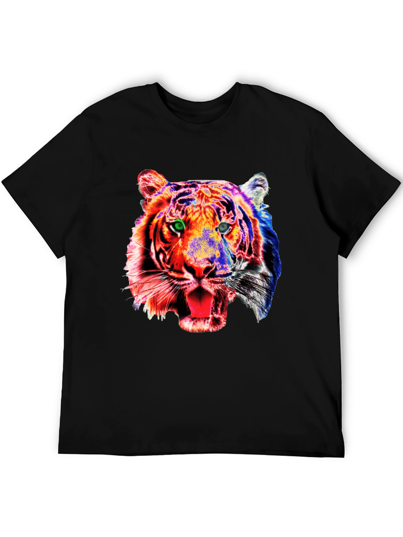 Bold Tiger Graphic Tee - Modern Style