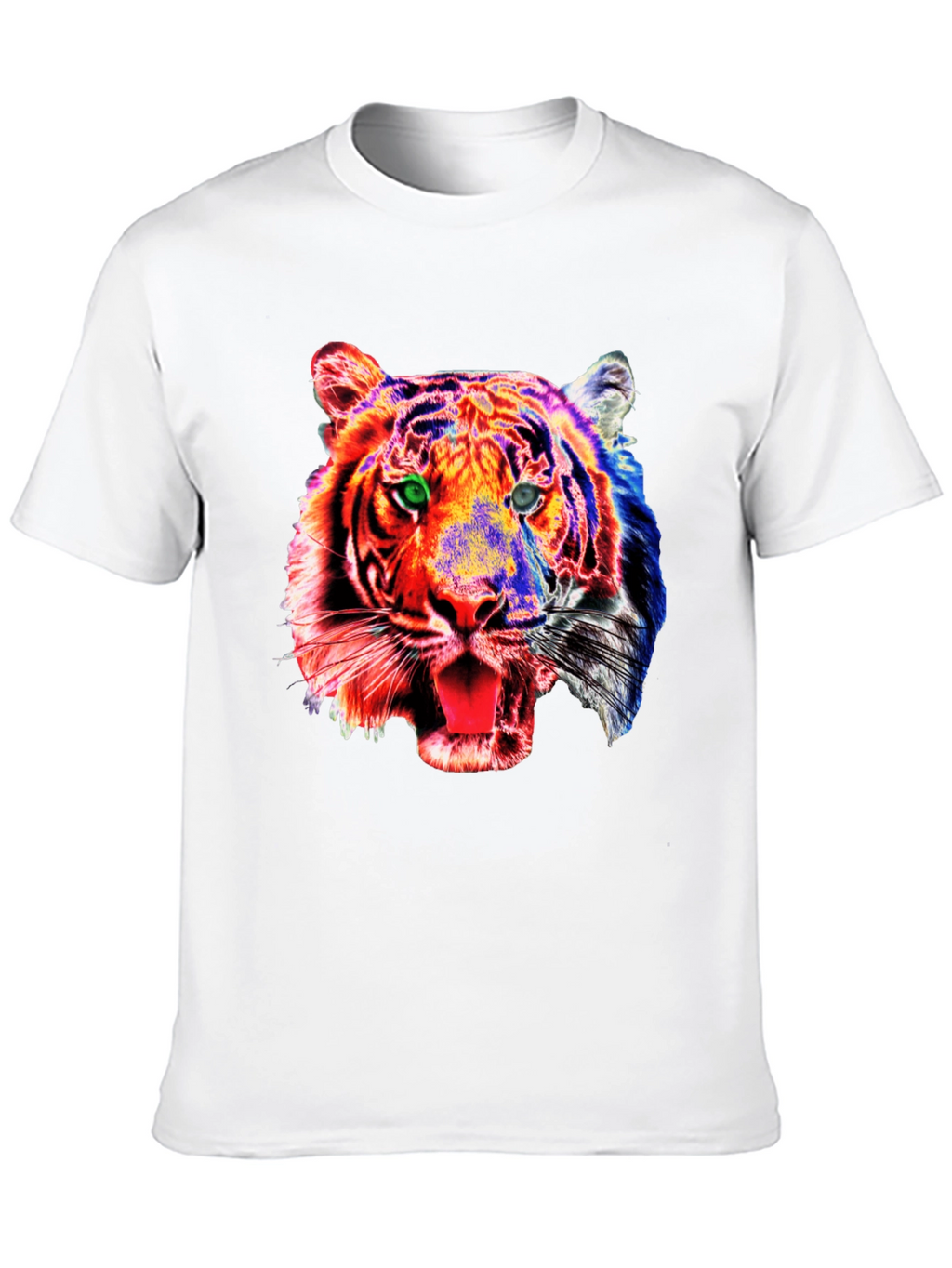 Bold Tiger Graphic Tee - Modern Style