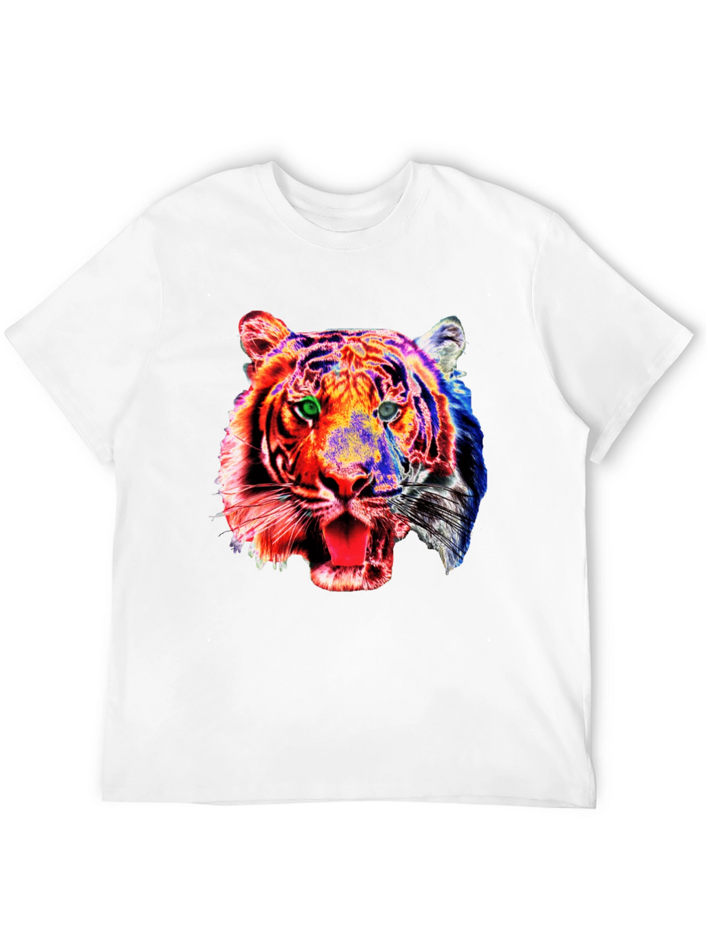 Bold Tiger Graphic Tee - Modern Style