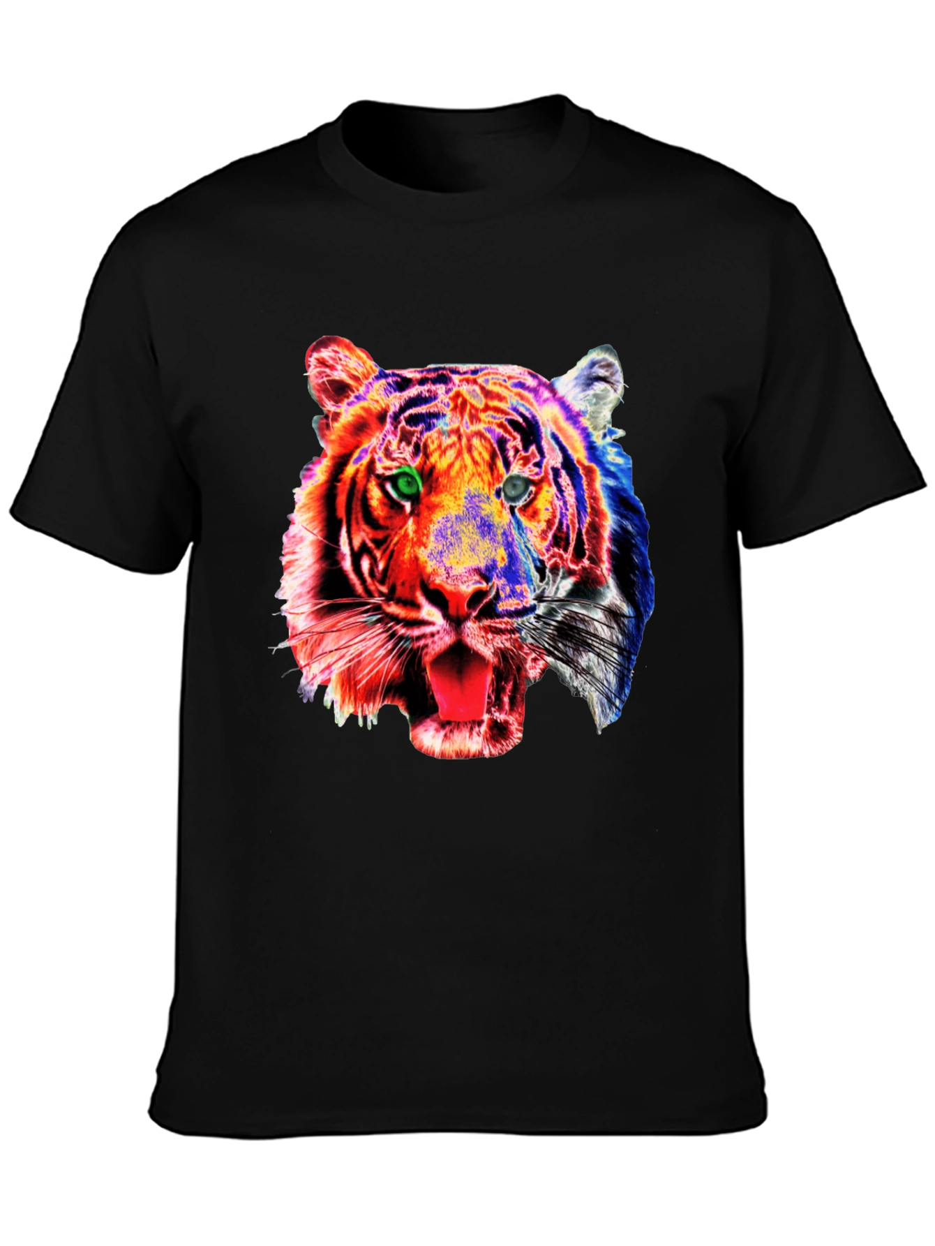 Bold Tiger Graphic Tee - Modern Style