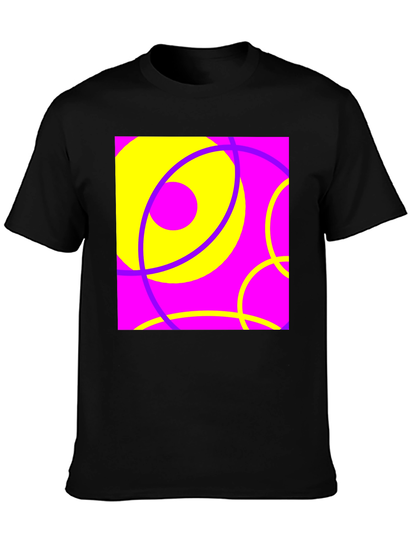 Abstract Circles Graphic Tee - Bold & Funky Design