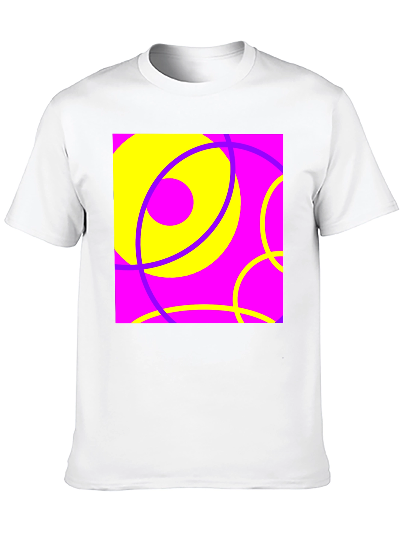 Abstract Circles Graphic Tee - Bold & Funky Design