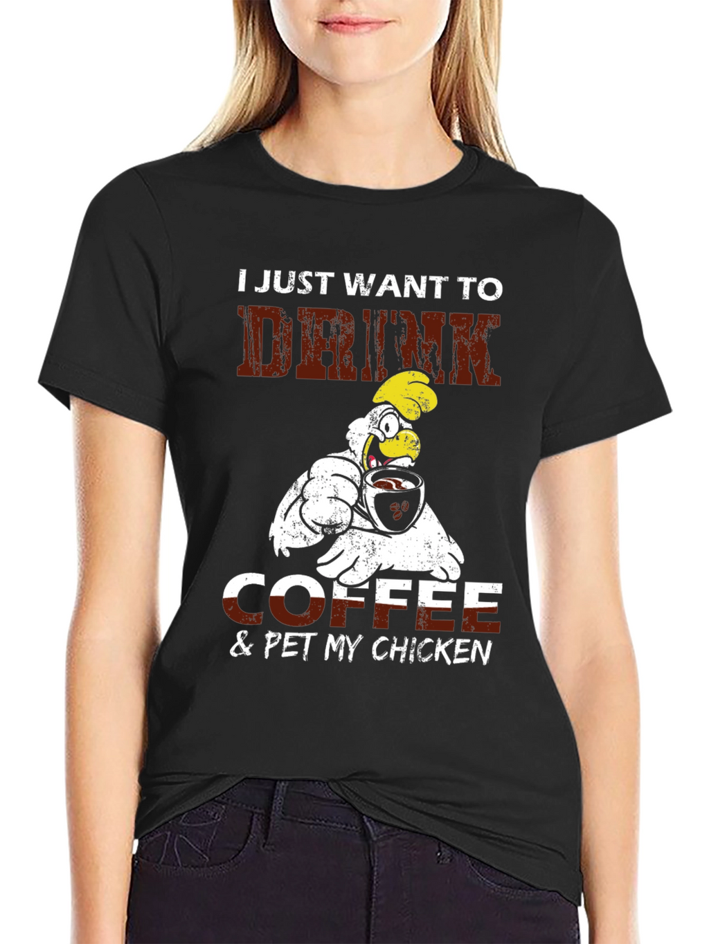 Coffee & Chicken Graphic Tee