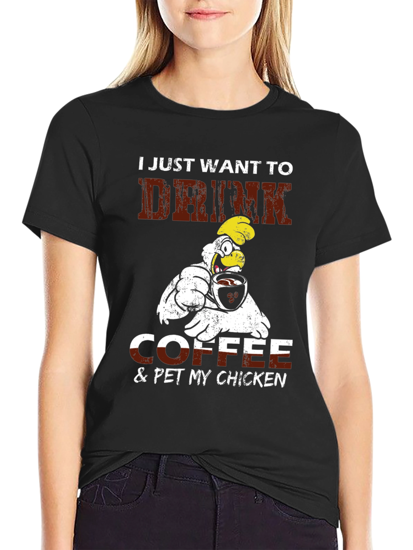 Coffee & Chicken Graphic Tee