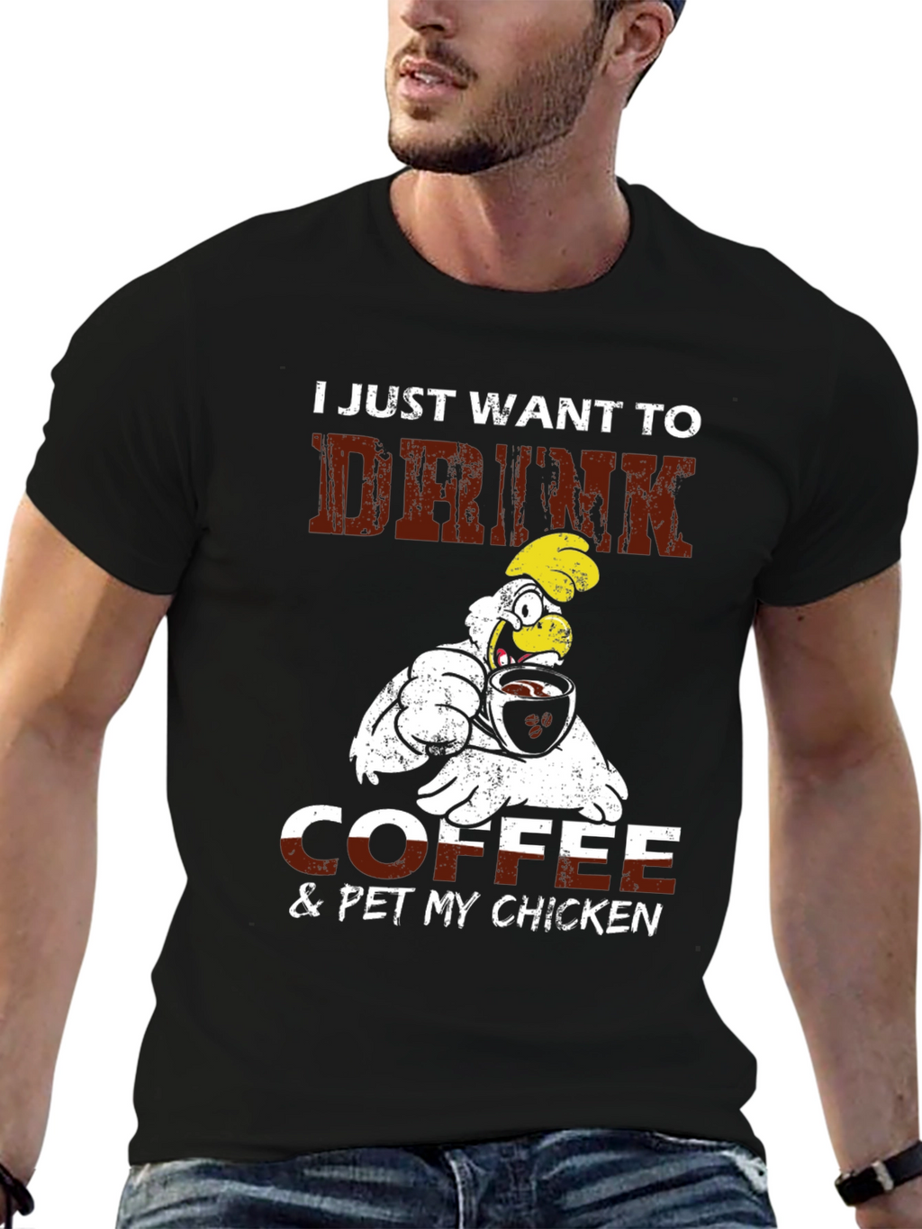 Coffee & Chicken Graphic Tee