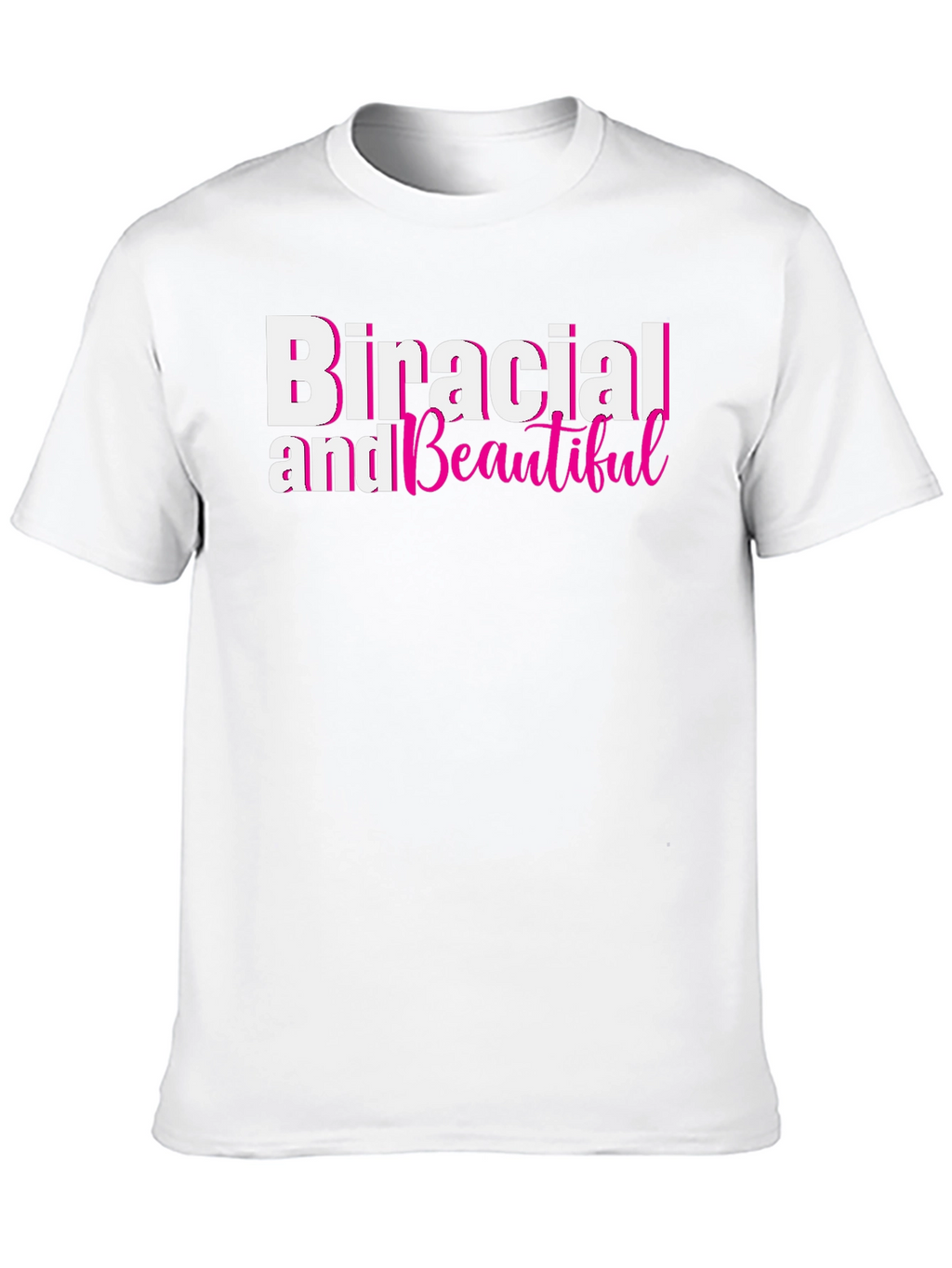 Biracial and Beautiful Black T-Shirt