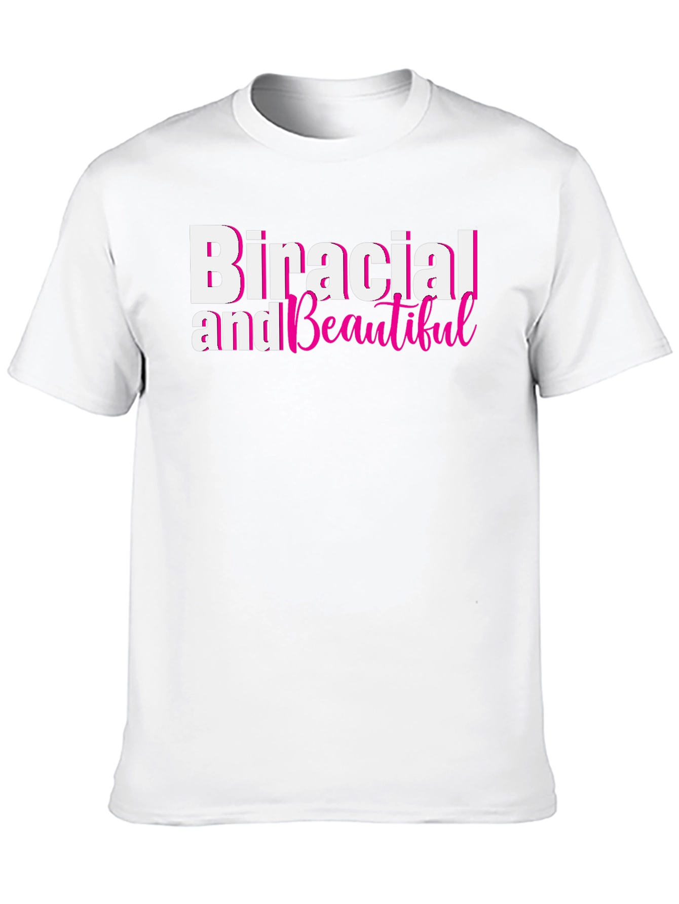 Biracial and Beautiful Black T-Shirt
