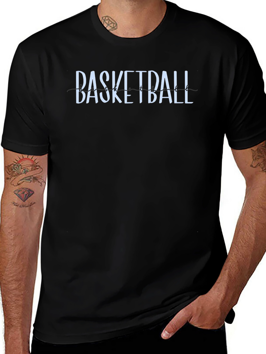 Basketball Graphic Tee - Soft Cotton Blend