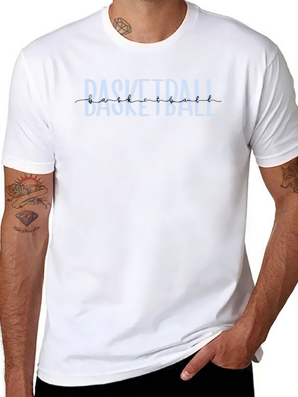 Basketball Graphic Tee - Soft Cotton Blend