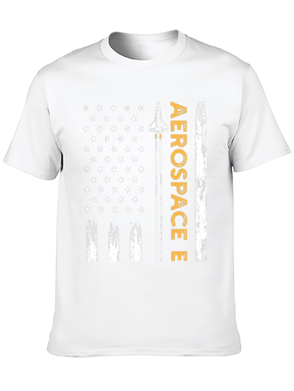 Aerospace Flag Graphic T-Shirt - Patriotic Design