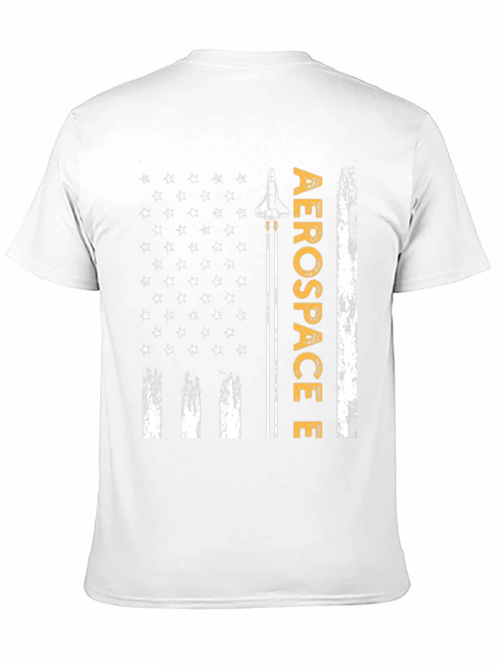 Aerospace Flag Graphic T-Shirt - Patriotic Design