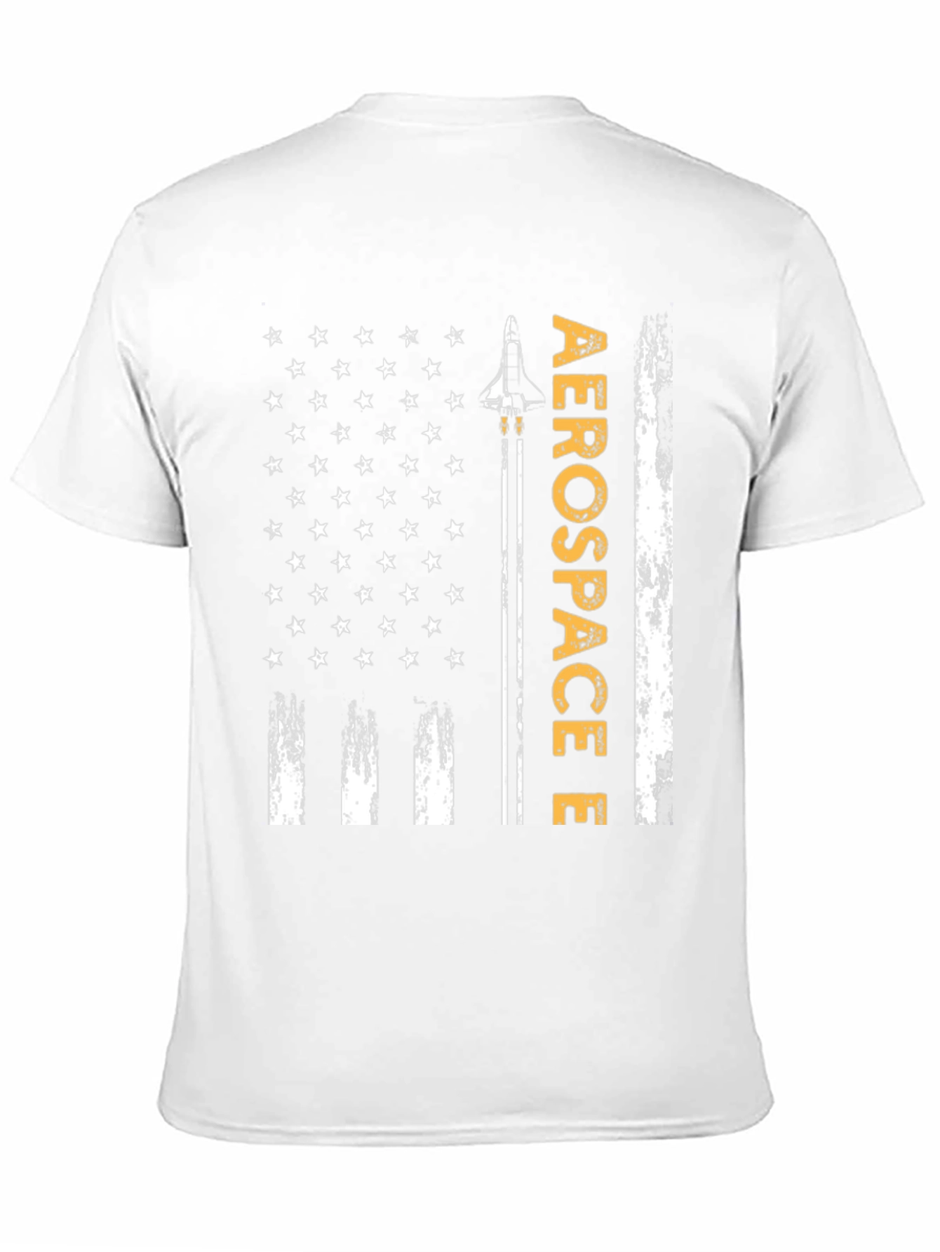 Aerospace Flag Graphic T-Shirt - Patriotic Design