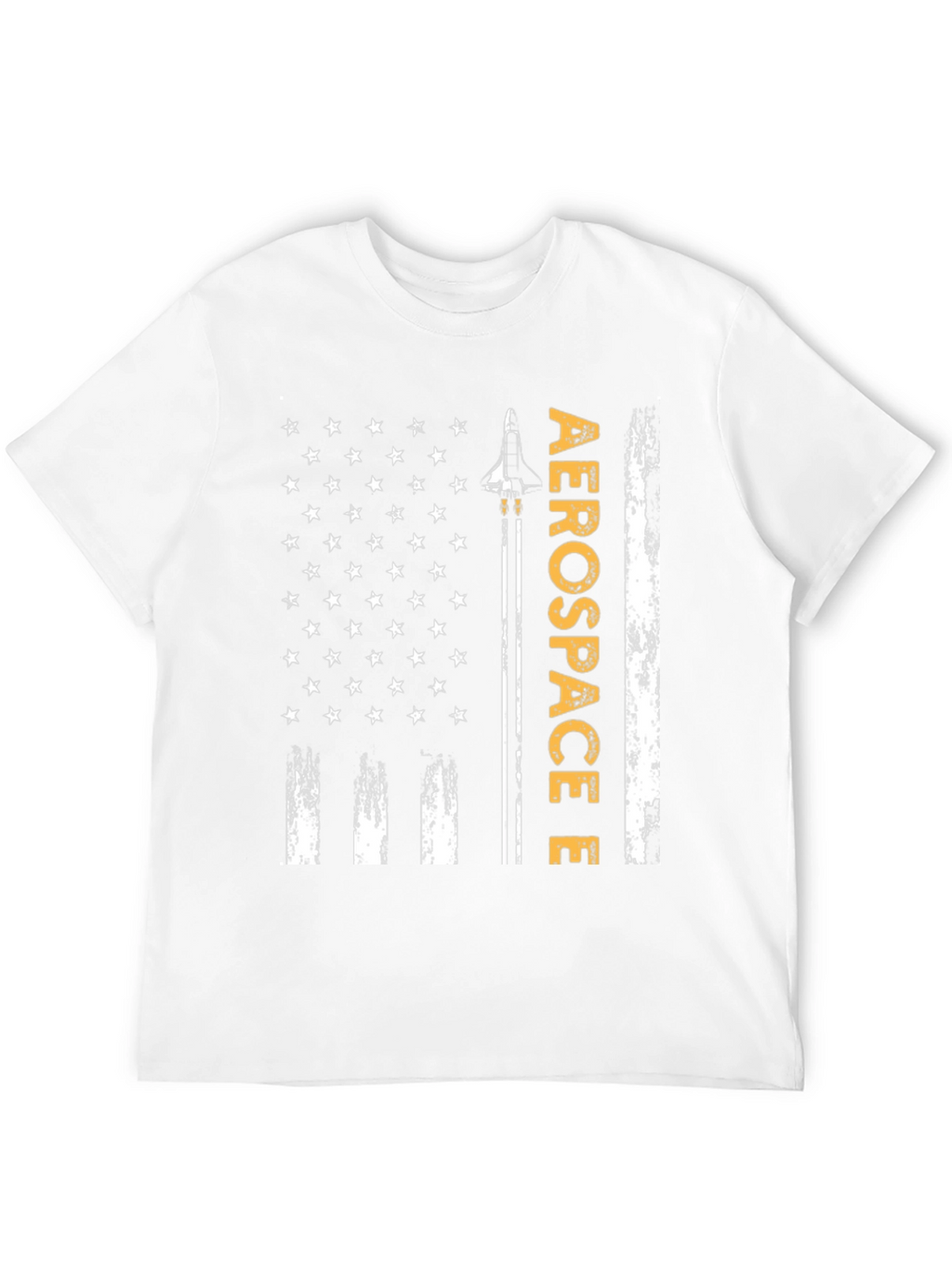 Aerospace Flag Graphic T-Shirt - Patriotic Design