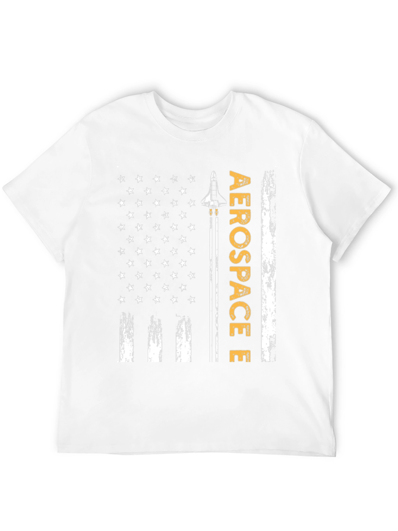 Aerospace Flag Graphic T-Shirt - Patriotic Design