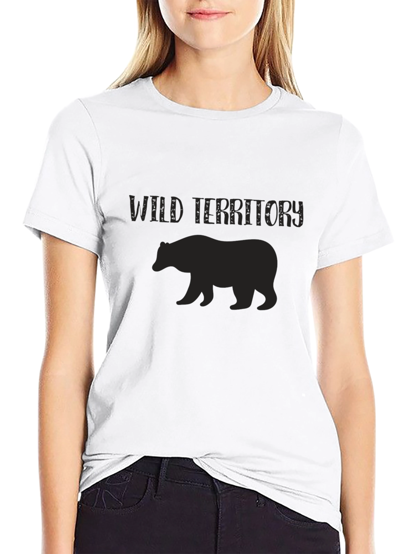 Wild Territory Bear Graphic Tee - Black