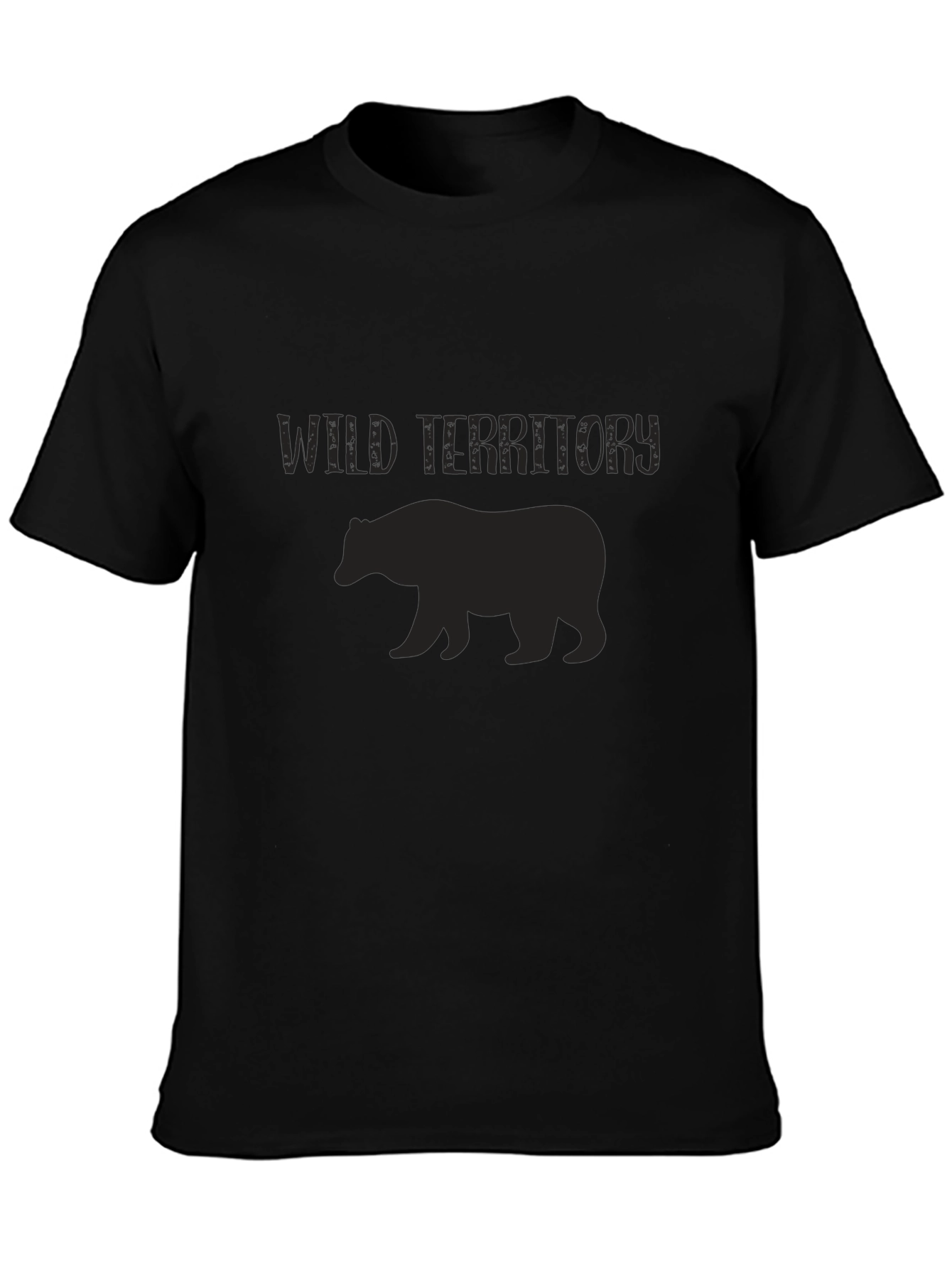 Wild Territory Bear Graphic Tee - Black