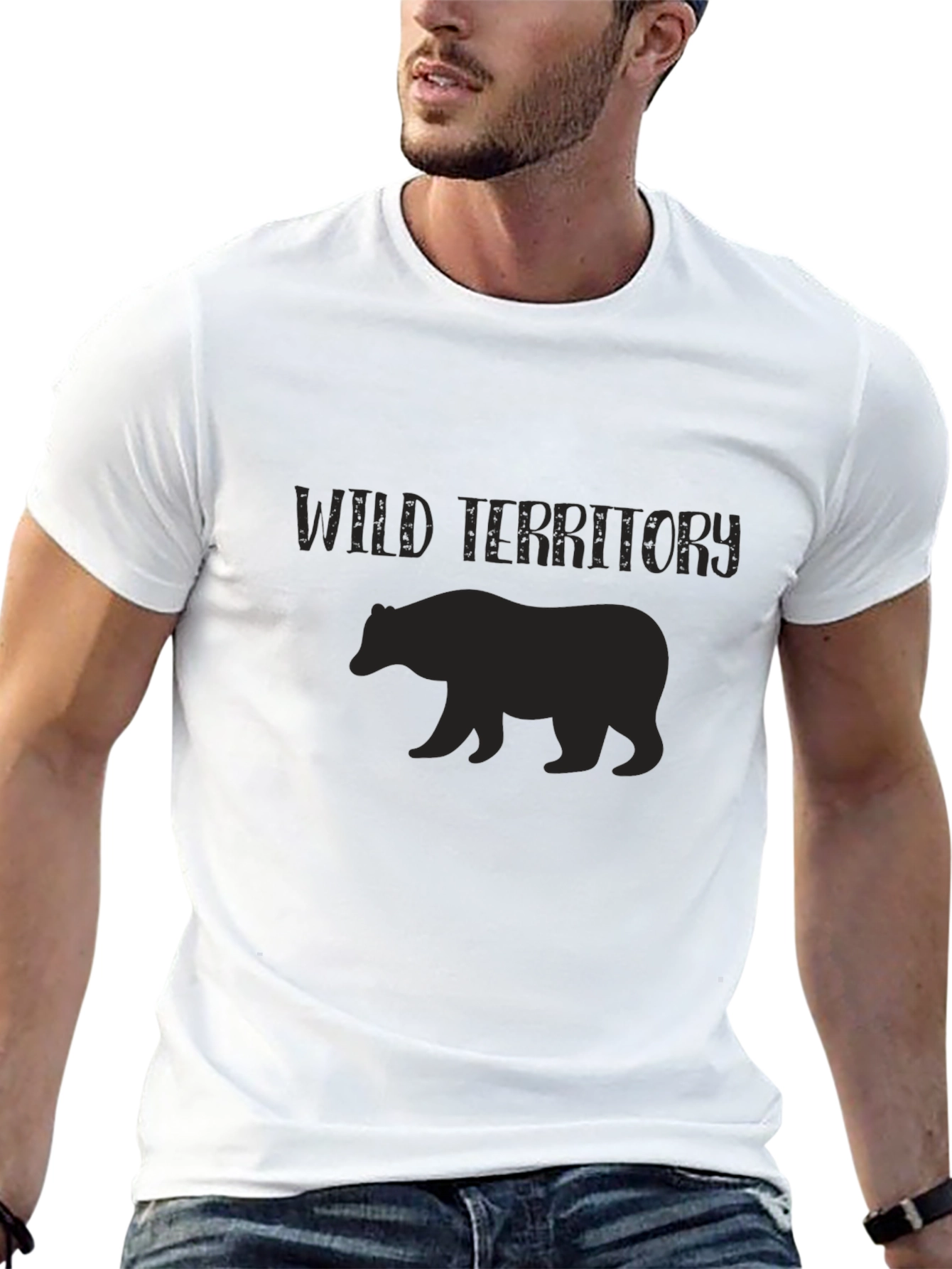Wild Territory Bear Graphic Tee - Black