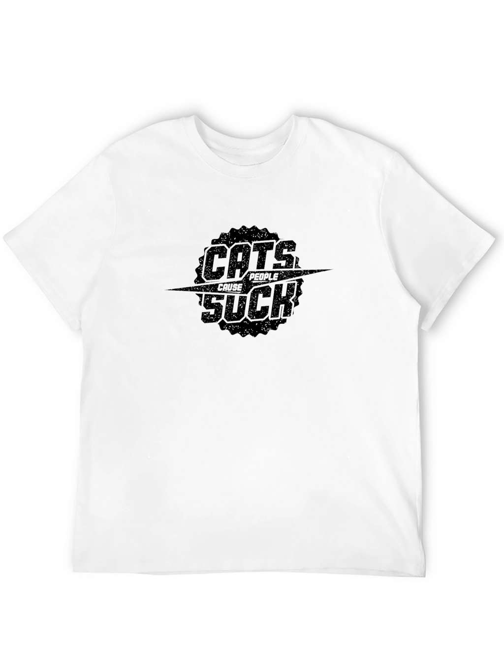 Cats Cause People Suck Graphic T-Shirt