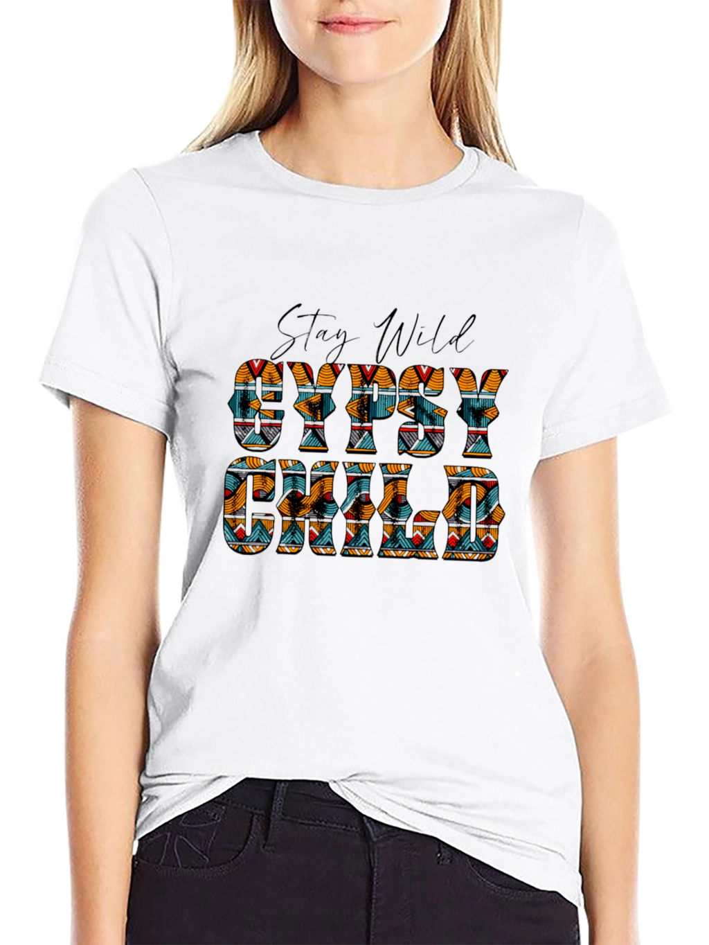 Stay Wild Gypsy Child Graphic Tee