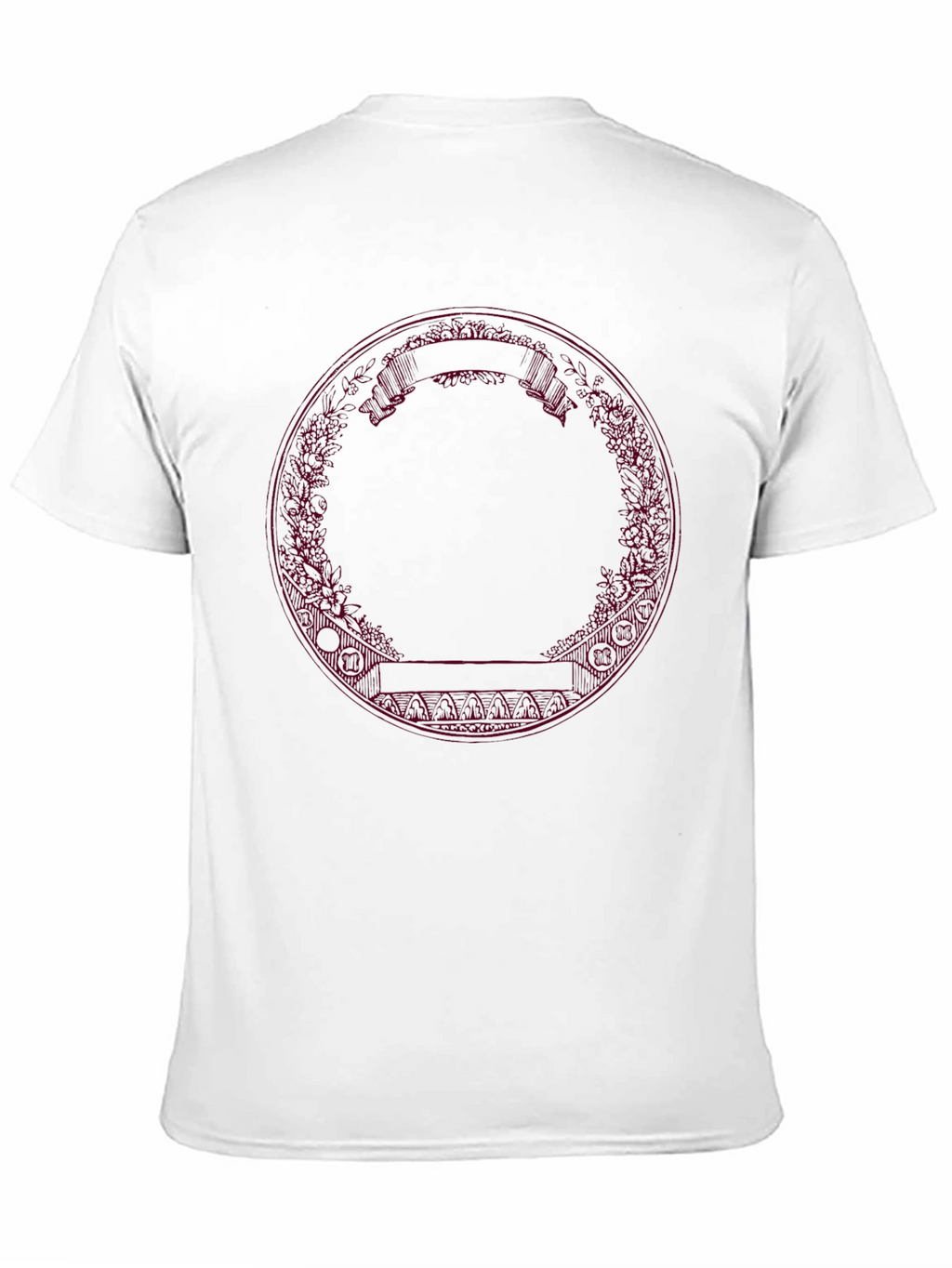 Abstract Circle Graphic Black Tee