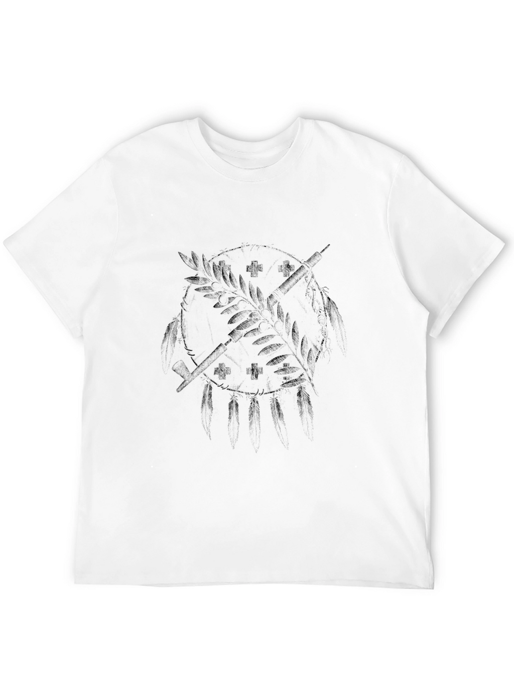 Black Dreamcatcher Graphic T-Shirt