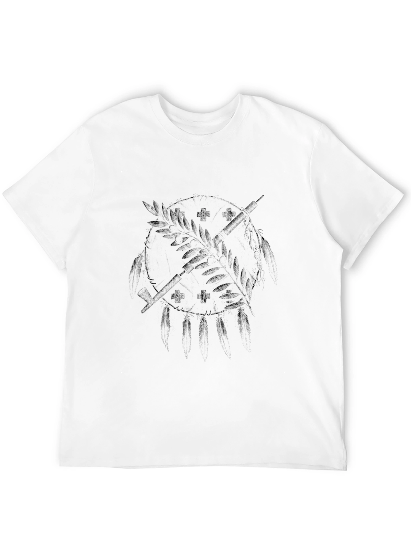 Black Dreamcatcher Graphic T-Shirt