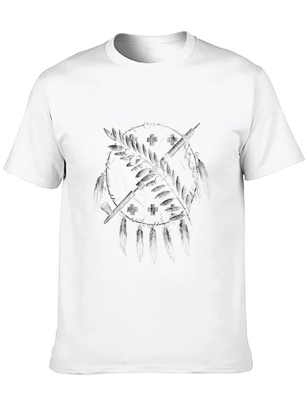 Black Dreamcatcher Graphic T-Shirt
