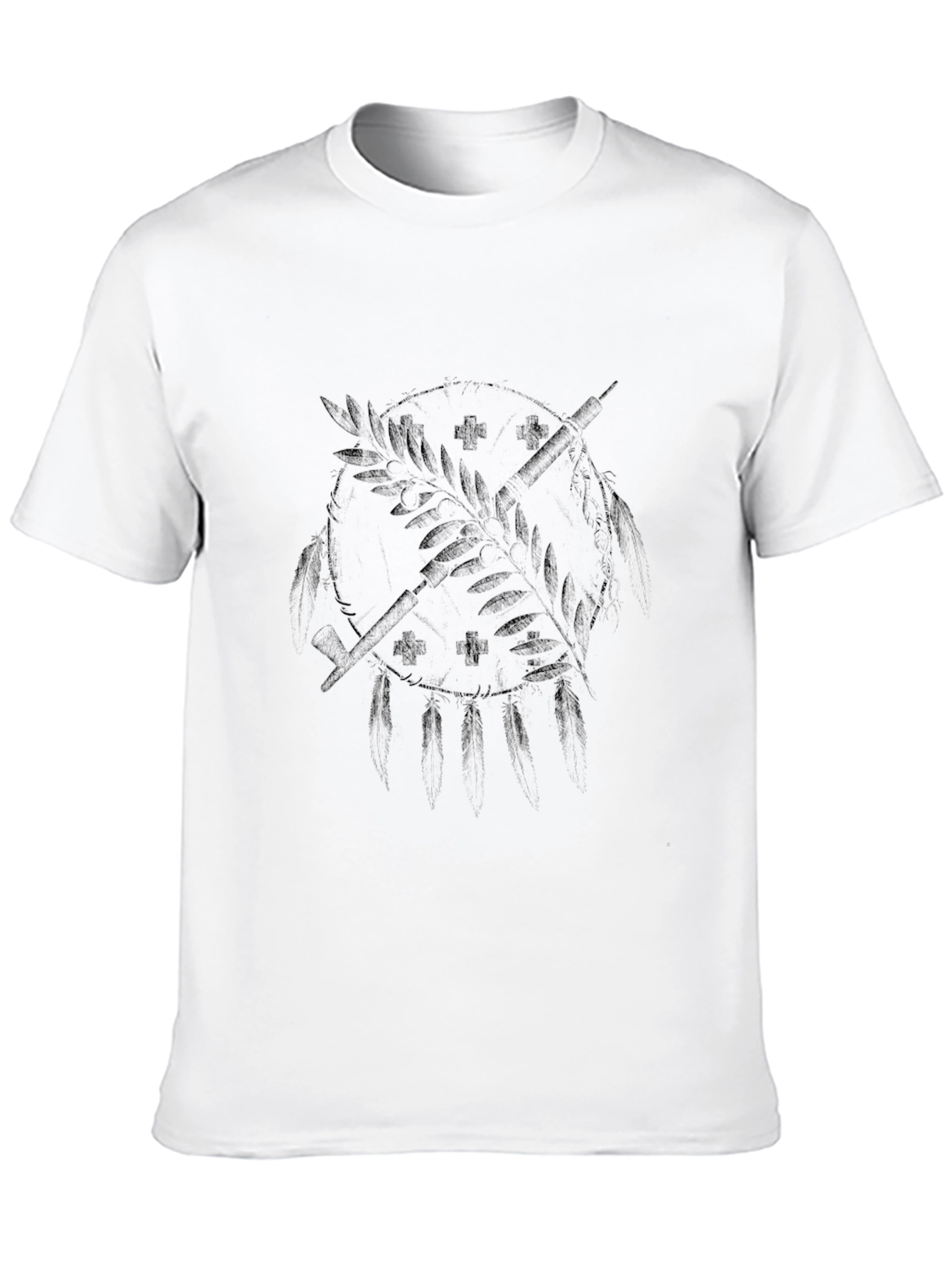 Black Dreamcatcher Graphic T-Shirt