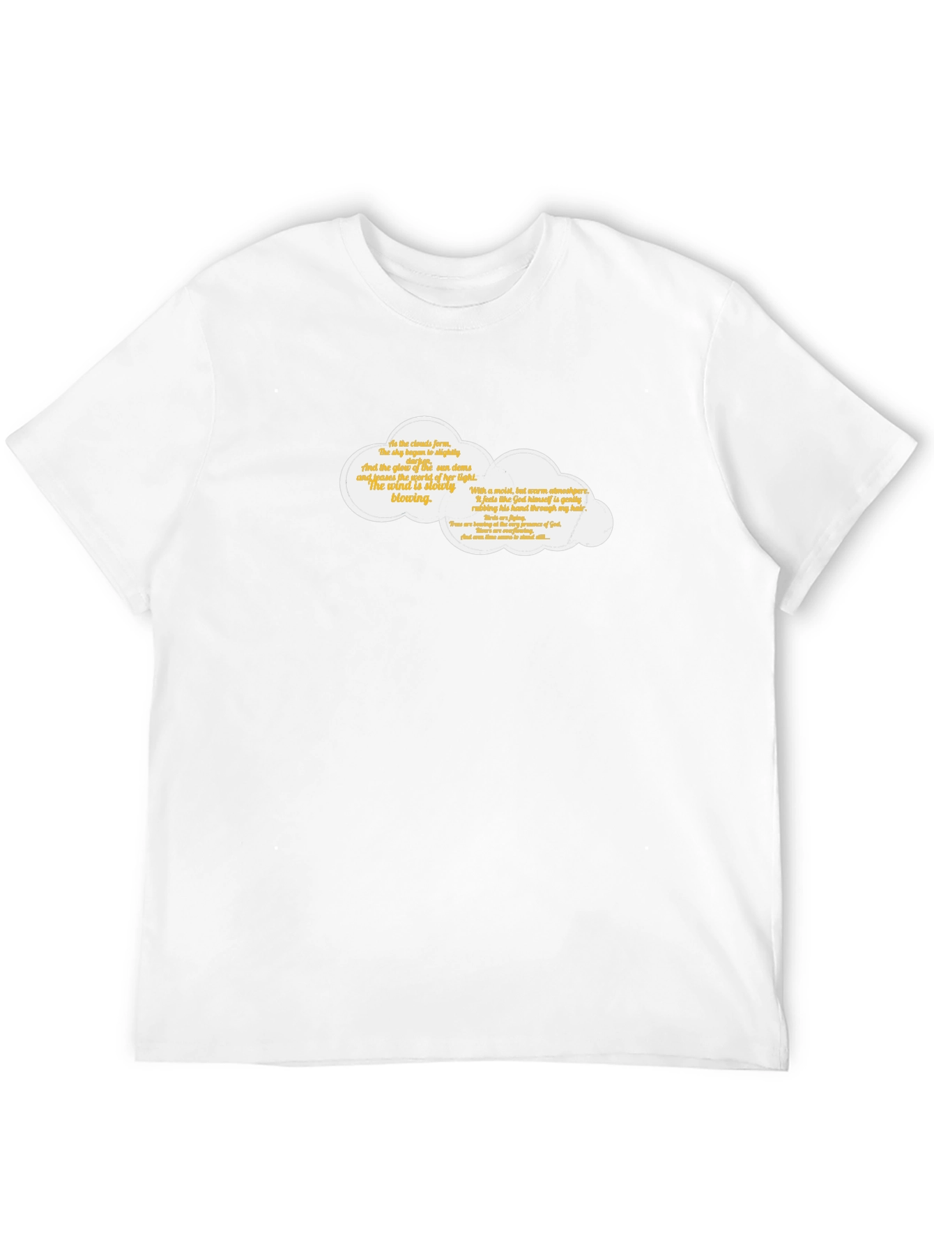 Cloud Quote Graphic Tee - Classic Black T-Shirt