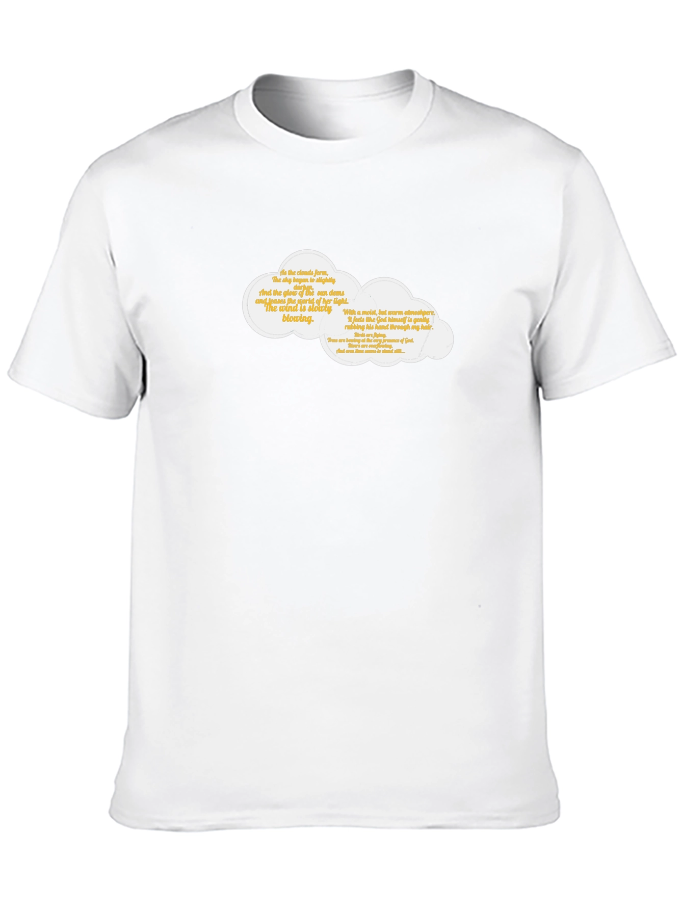 Cloud Quote Graphic Tee - Classic Black T-Shirt