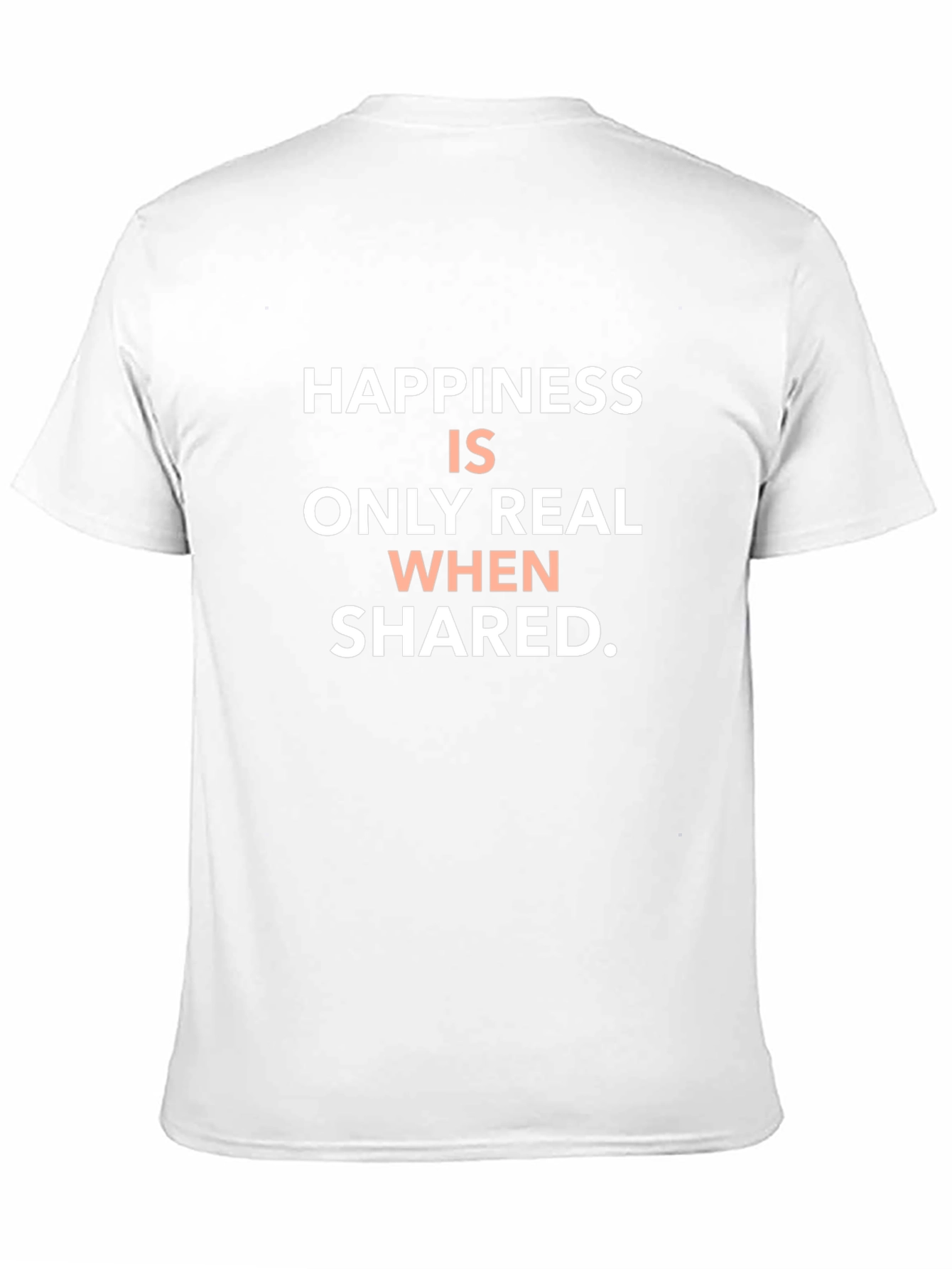 Happiness Shared Black Graphic Tee