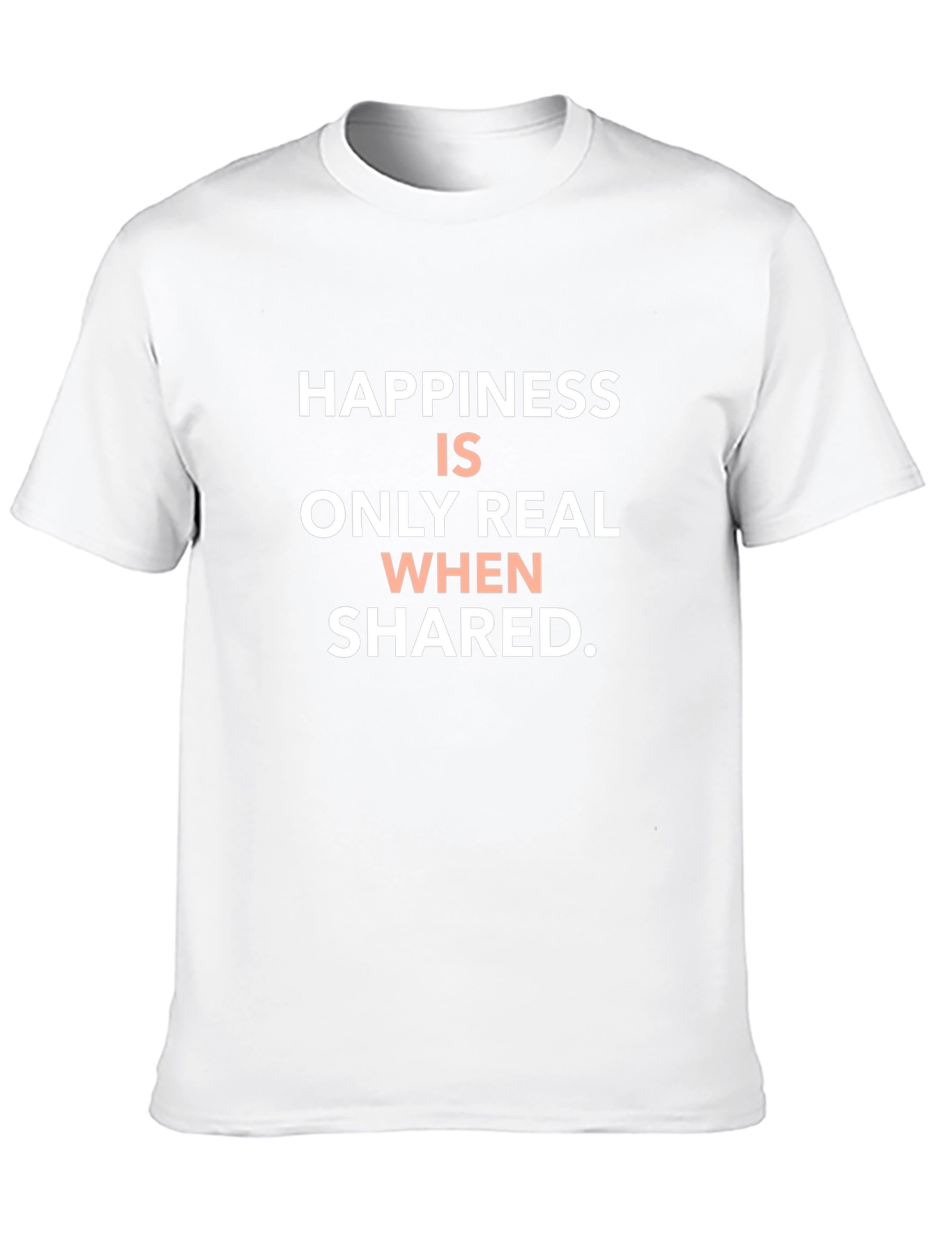 Happiness Shared Black Graphic Tee