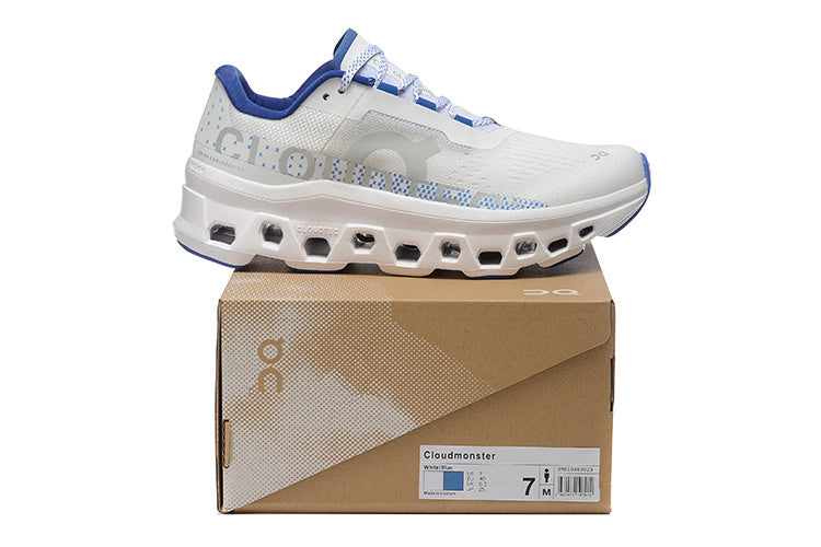 On Running Cloudmonster Sneakers White | Blue Dragon Year Limited Edition