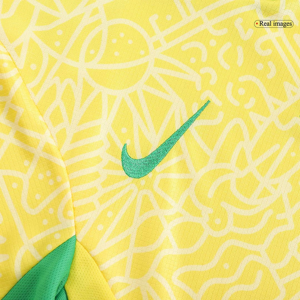 Kid's Brazil Home Jersey+Shorts Copa America 2024
