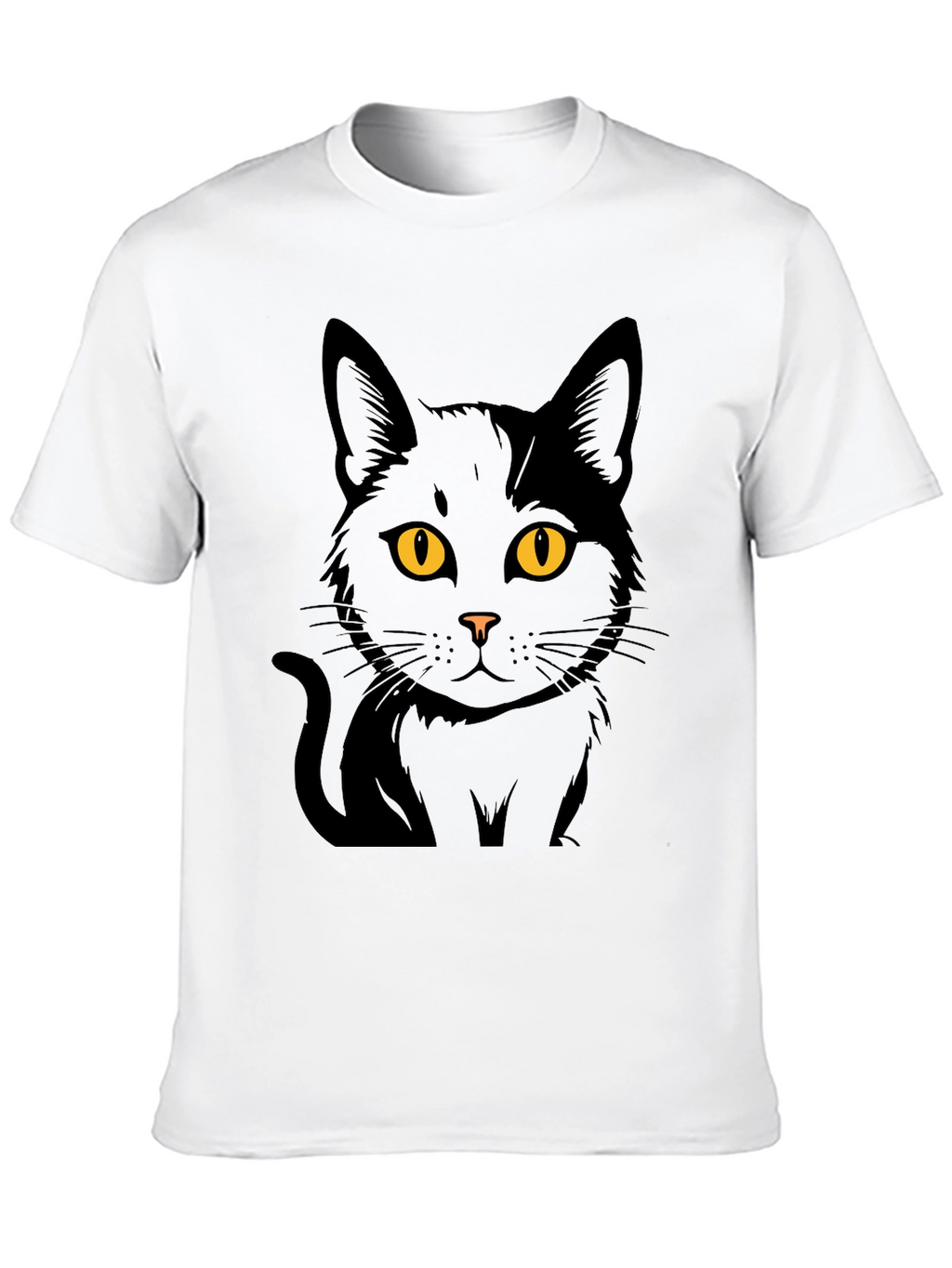 Black Cat Graphic T-Shirt - Menswear