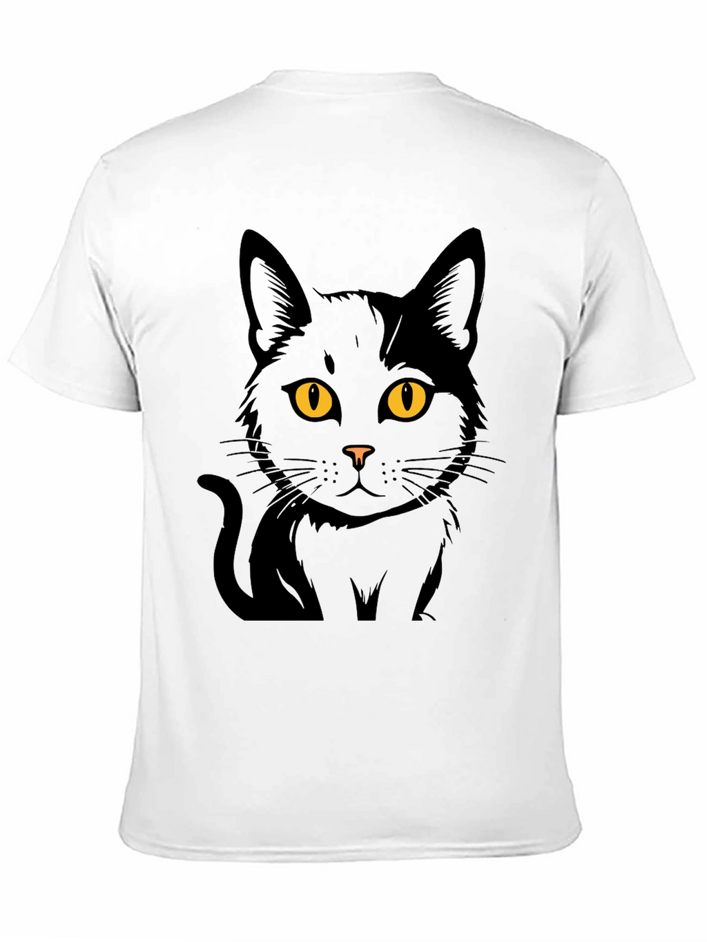 Black Cat Graphic T-Shirt - Menswear