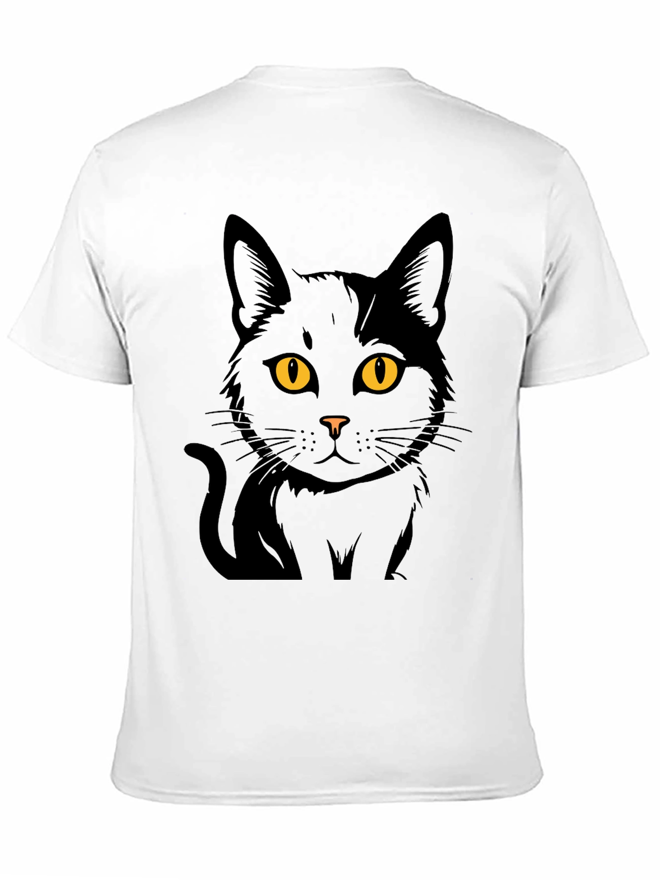 Black Cat Graphic T-Shirt - Menswear