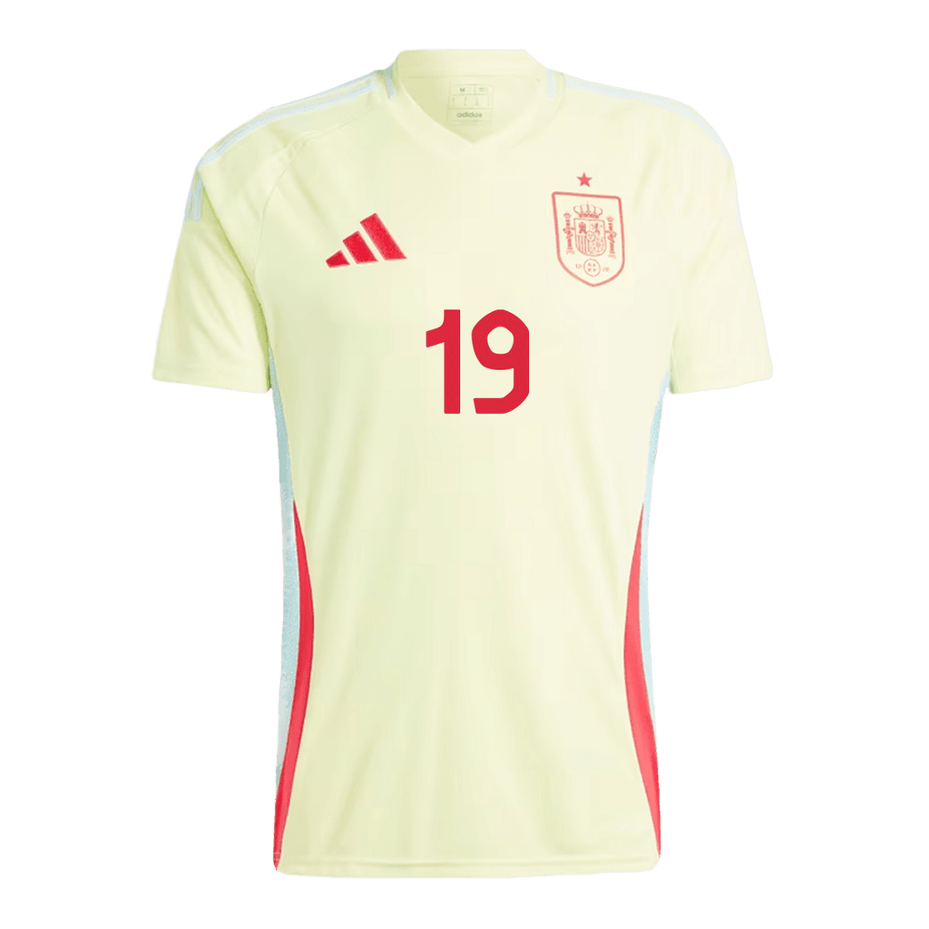 LAMINE YAMAL #19 Spain Away Jersey EURO 2024