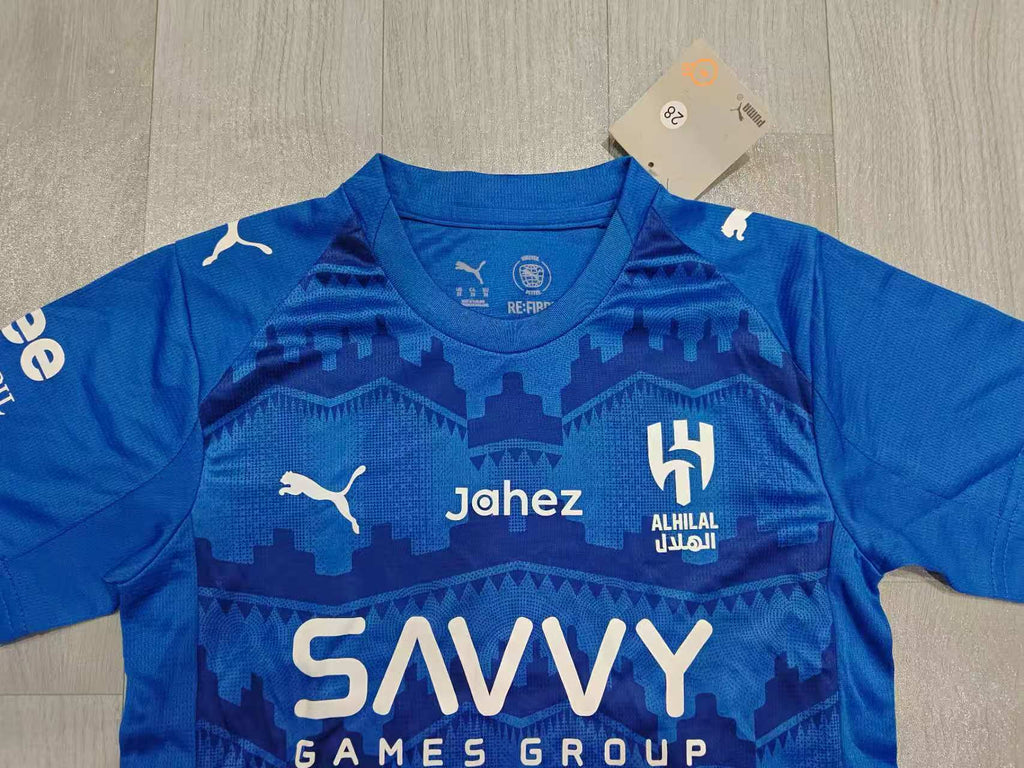 KIDS  Al Hilal  Home Jersey & Shorts Set