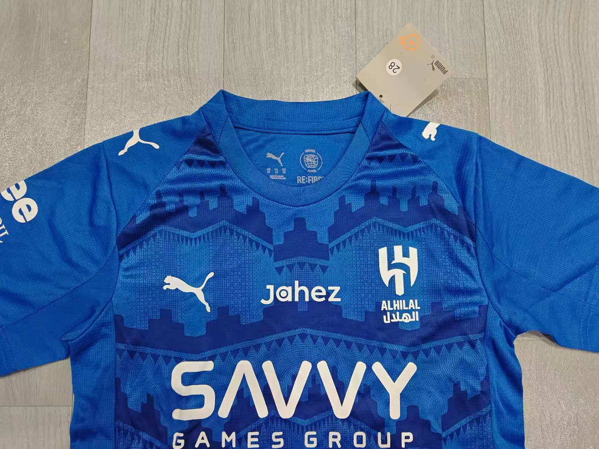 KIDS  Al Hilal  Home Jersey & Shorts Set